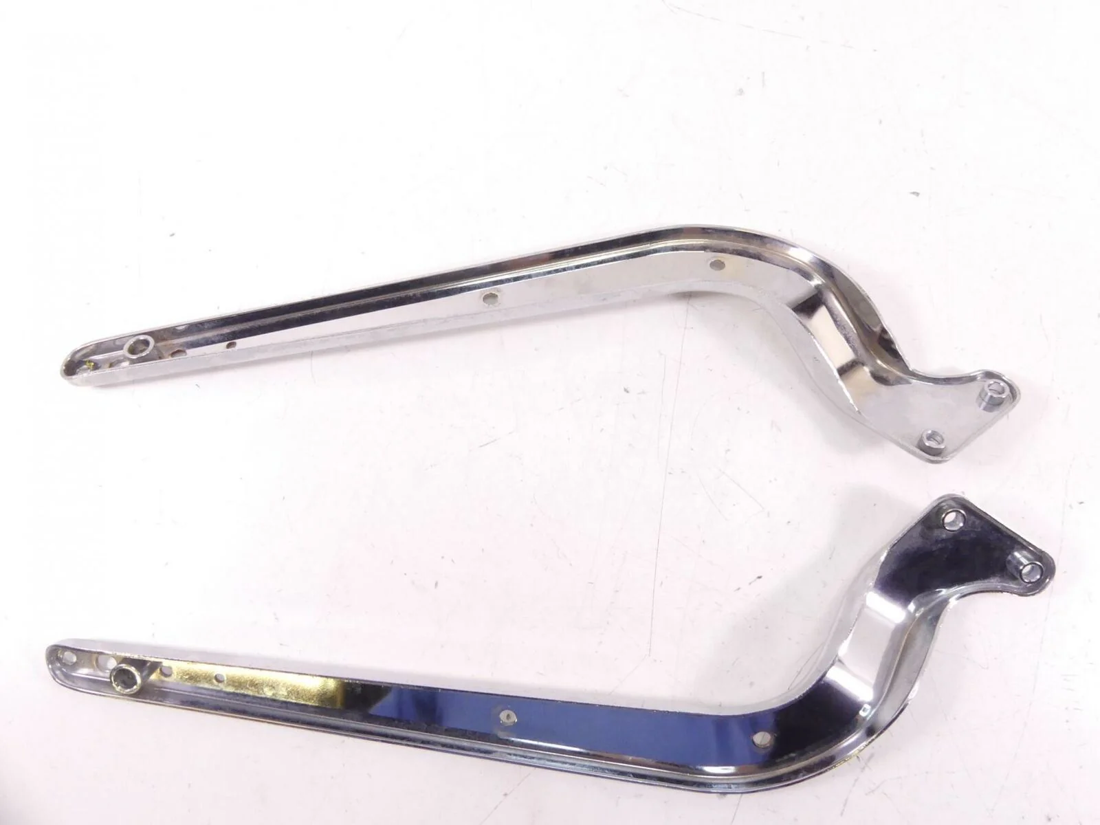 2004 Harley Softail FXSTSI Springer Rear Chrome Fender Struts Braces 59969-03 - Image 5