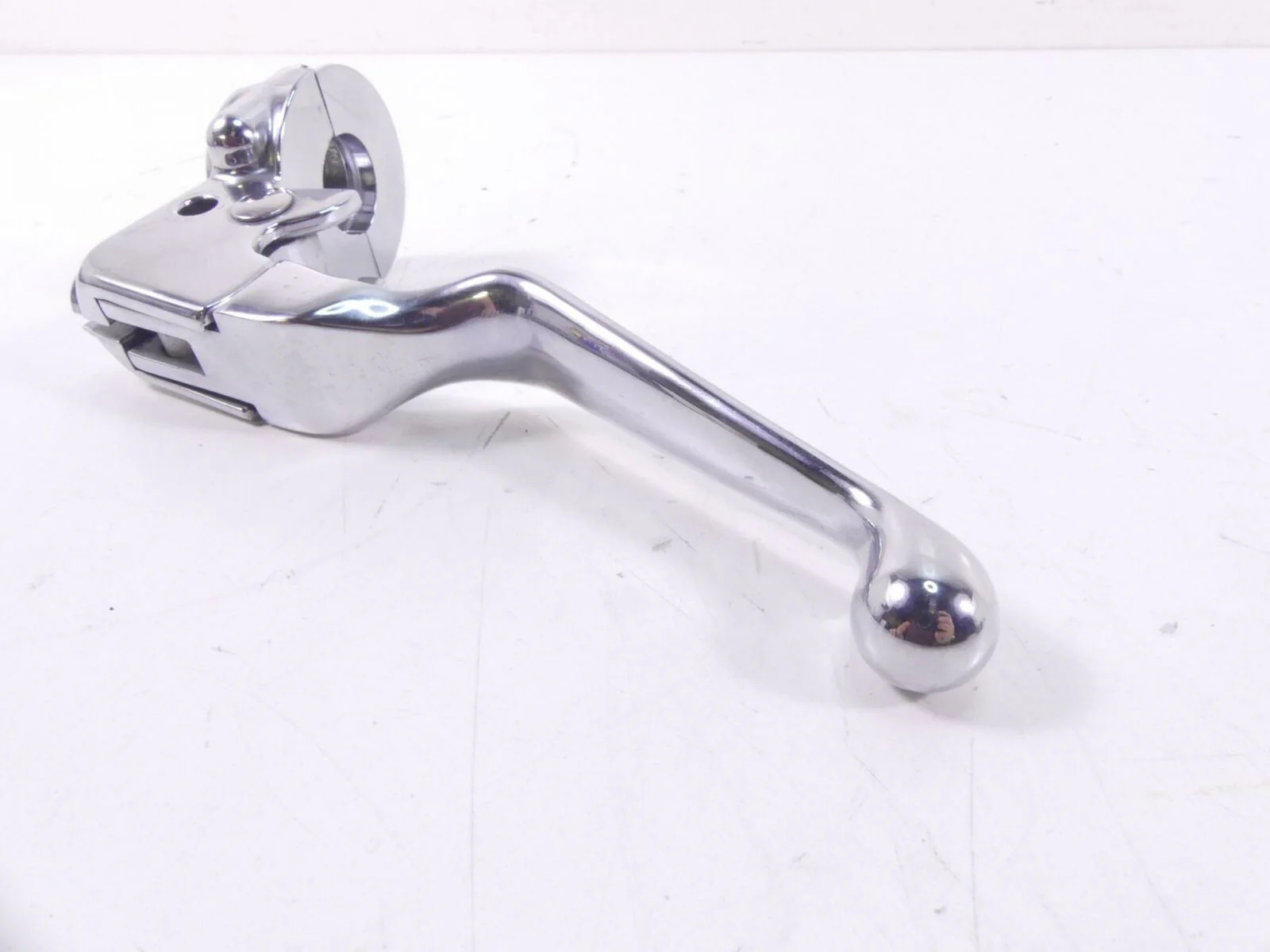 2004 Harley Touring FLHRSI Road King Chrome Clutch Perch & Lever 38608-96 - Image 4
