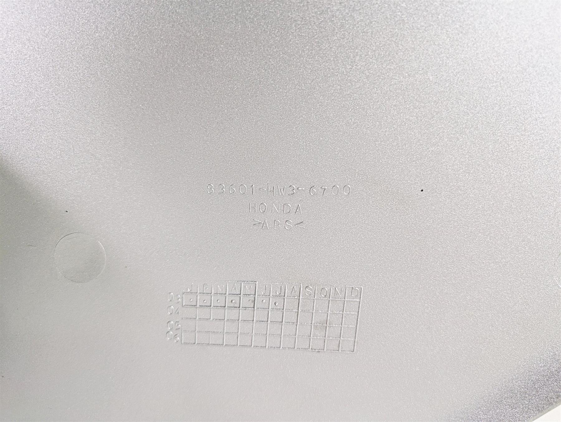 2004 Honda Aquatrax R-12X Left Main Side Cover Decal Fairing 83600-HW3-680 - Image 10