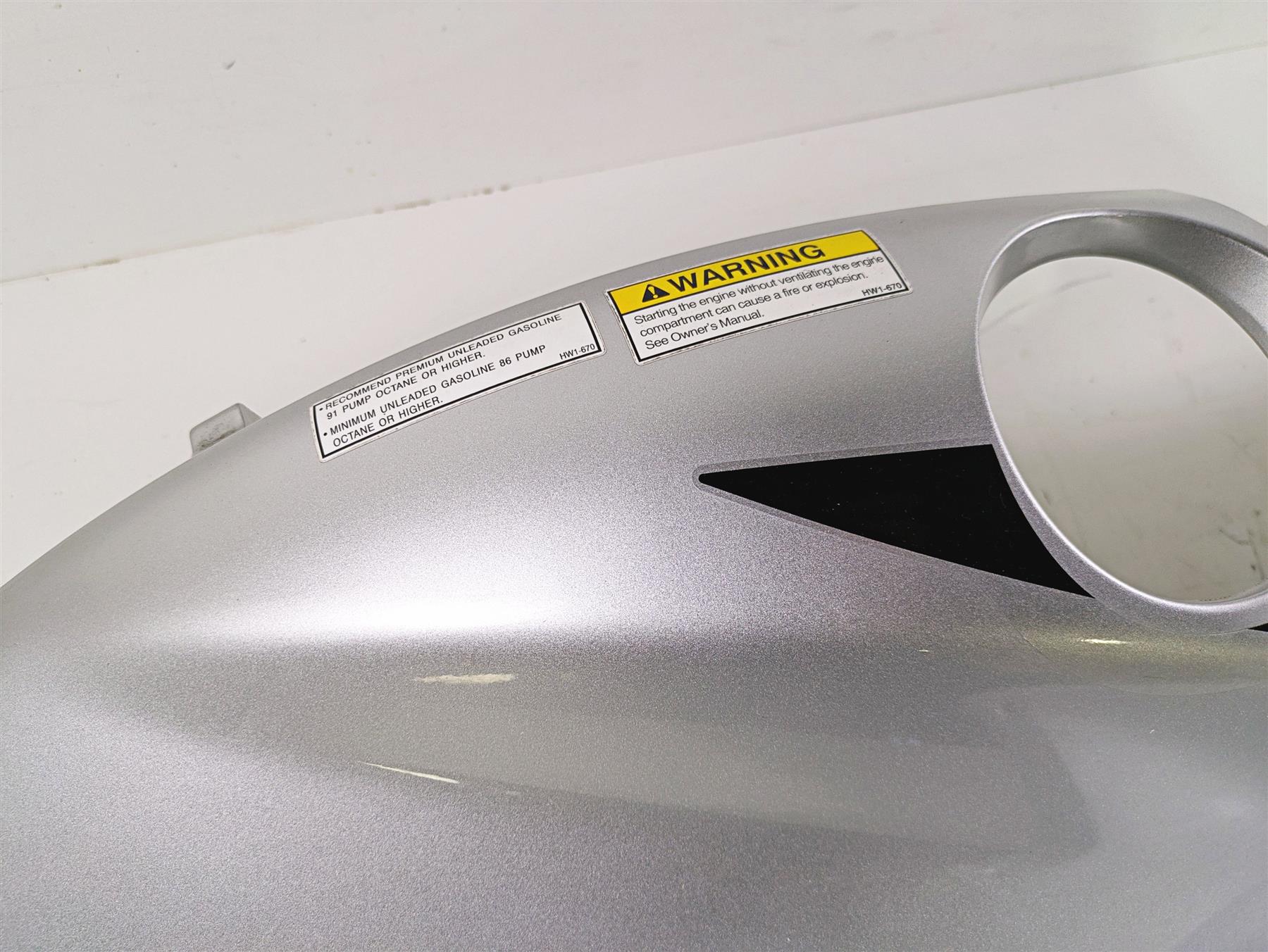 2004 Honda Aquatrax R-12X Right Main Side Cover Decal Fairing 83500-HW3-680 - Image 6