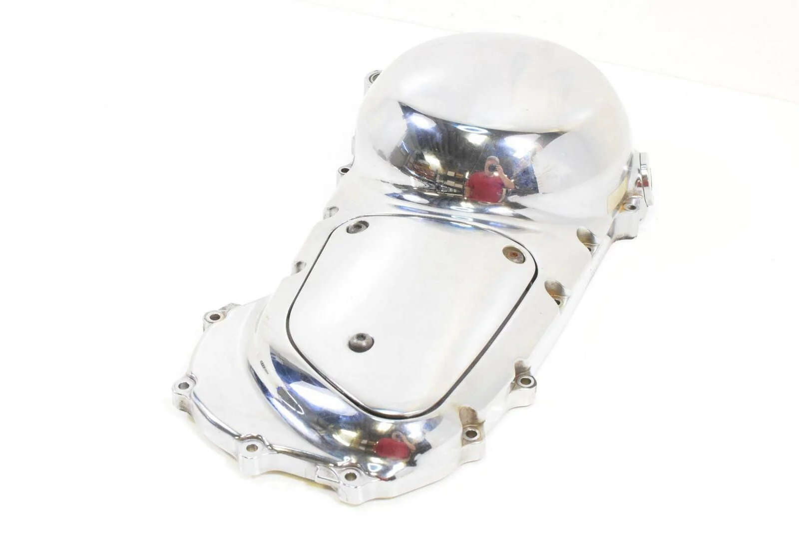 2004 Suzuki VZ1600 Marauder Chrome Left Engine Clutch Side Cover K1409-11297 - Image 2
