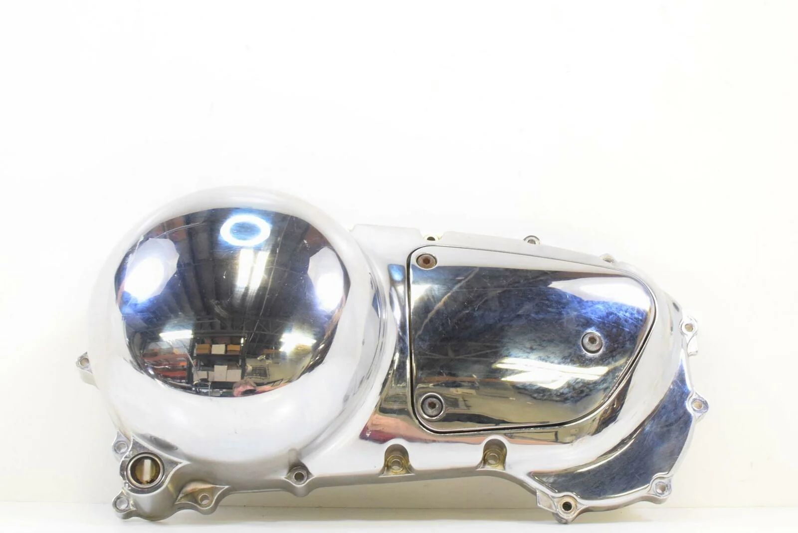 2004 Suzuki VZ1600 Marauder Chrome Left Engine Clutch Side Cover K1409-11297 - Image 3