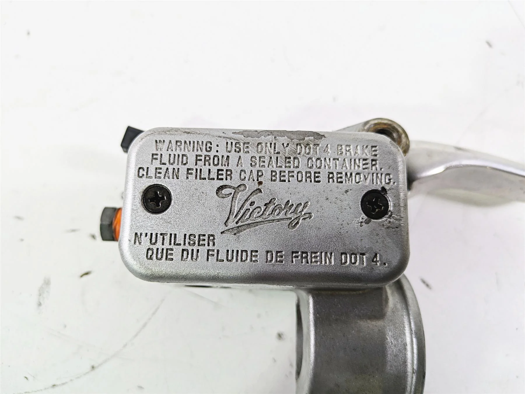 2004 Victory Kingpin Brembo Front Brake Master Cylinder 2010217 - Image 7