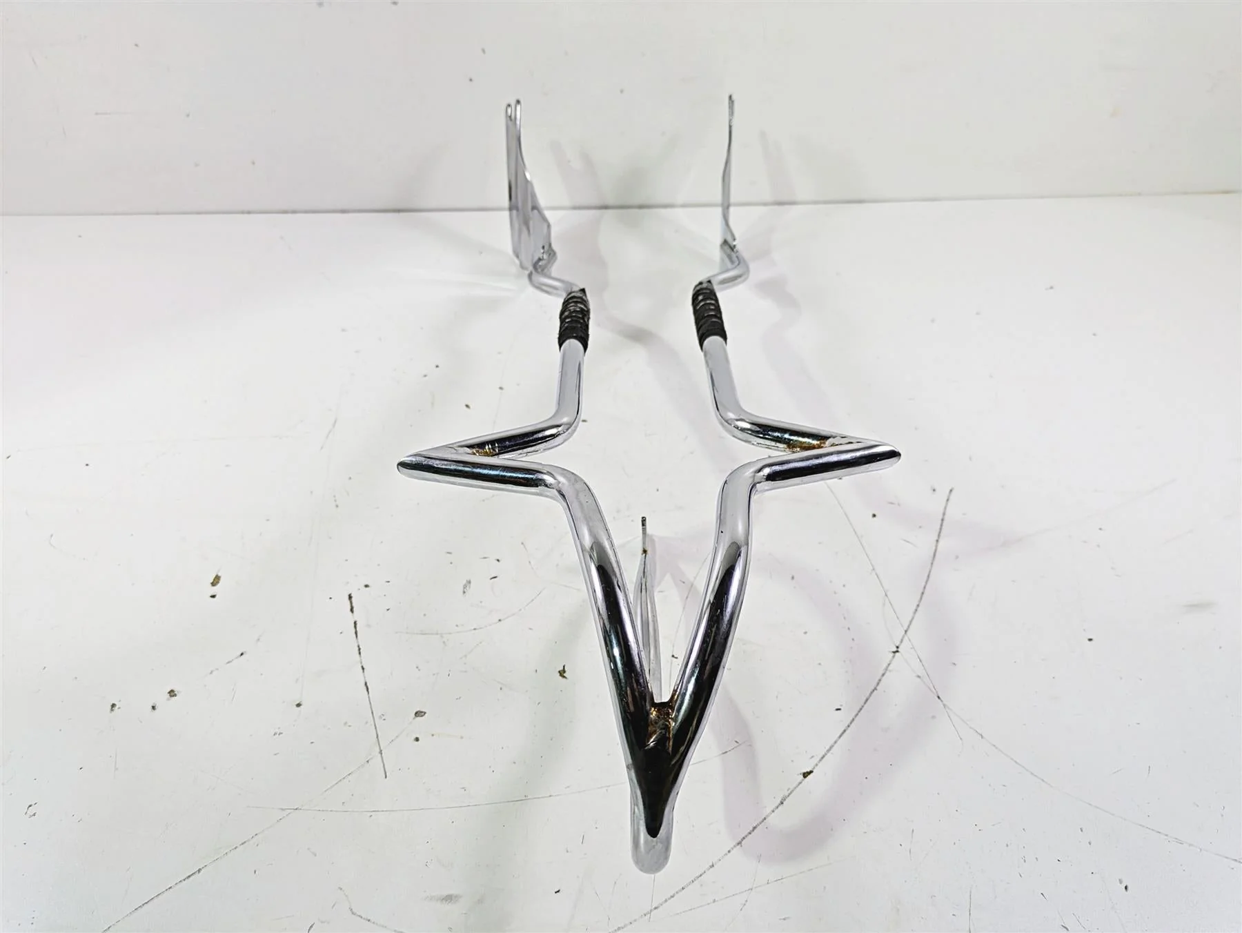 2004 Victory Kingpin Custom Rear Sissybar Backrest Devils Tail - Image 2