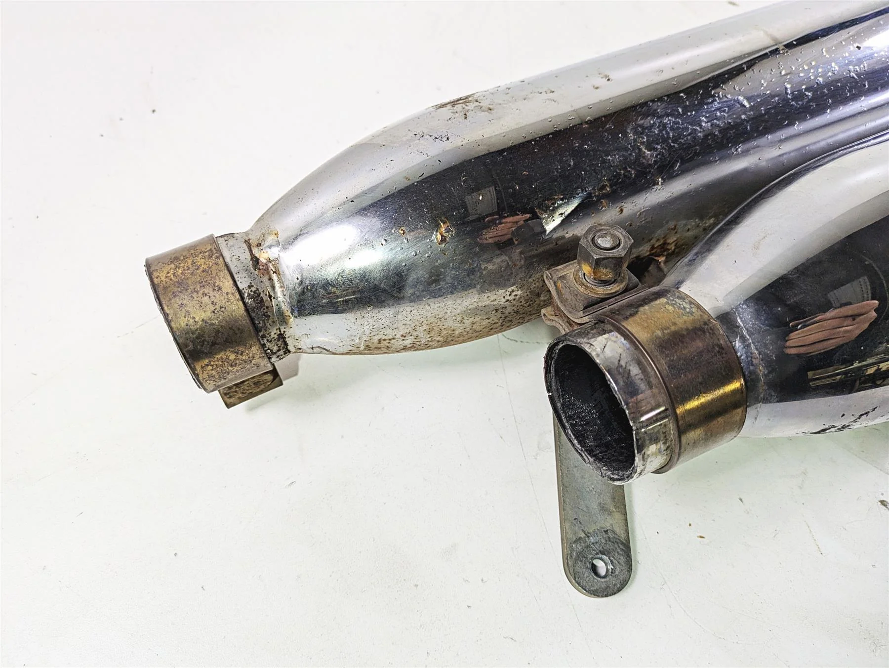 2004 Victory Kingpin Exhaust Muffler Silencer Slash Cut Set - Image 6