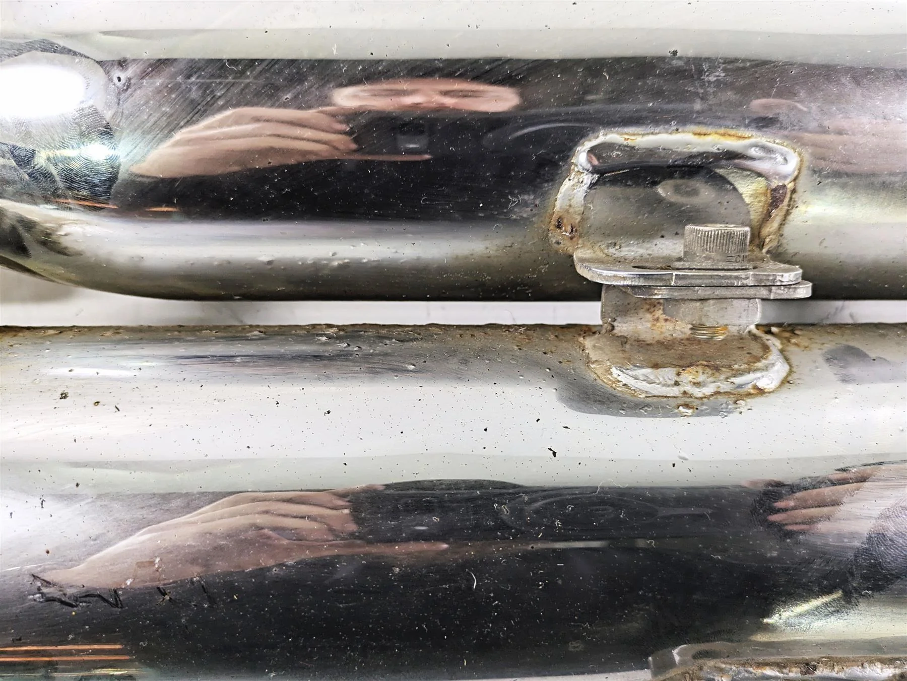 2004 Victory Kingpin Exhaust Muffler Silencer Slash Cut Set - Image 8