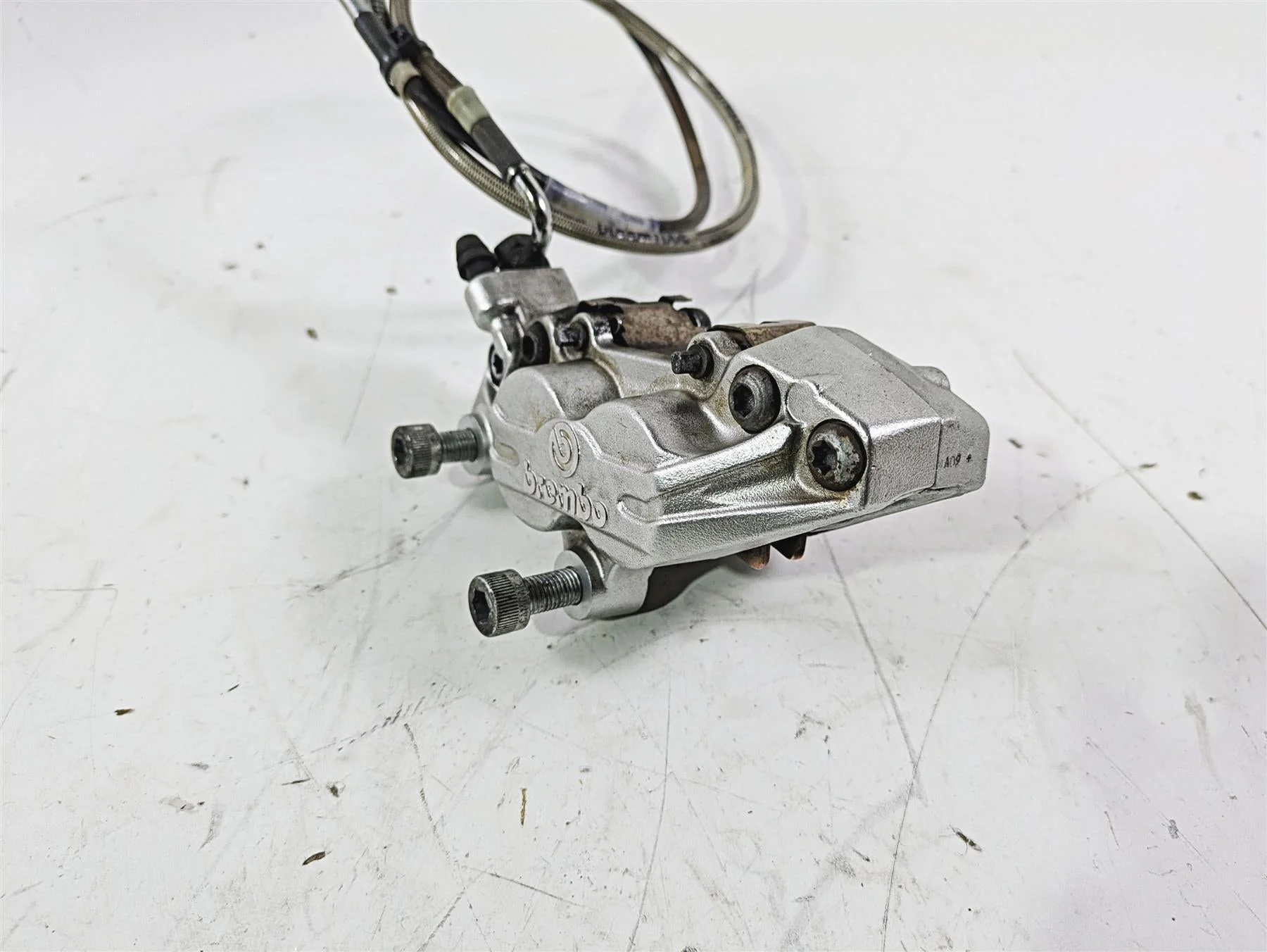 2004 Victory Kingpin Front Brembo Brake Caliper + Line 1910726 - Image 12