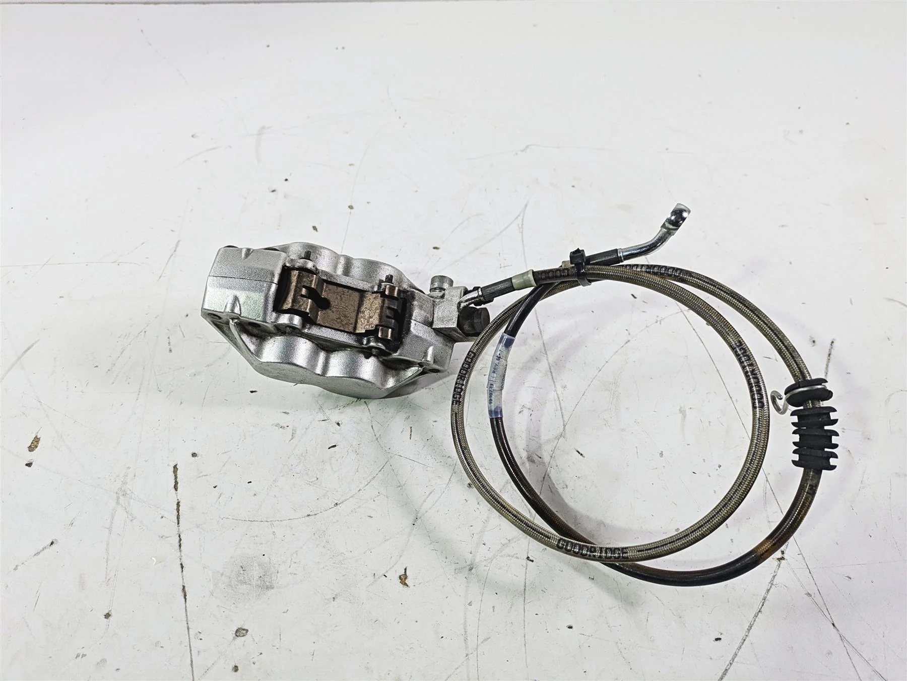 2004 Victory Kingpin Front Brembo Brake Caliper + Line 1910726 - Image 3
