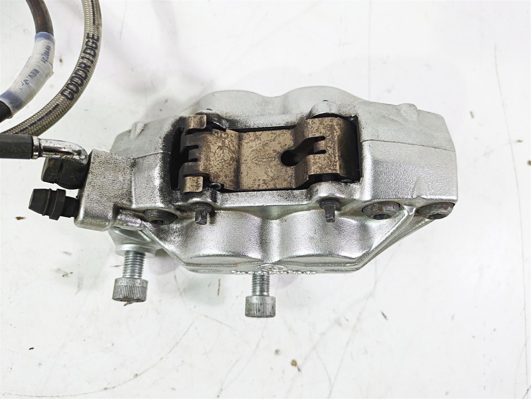 2004 Victory Kingpin Front Brembo Brake Caliper + Line 1910726 - Image 6