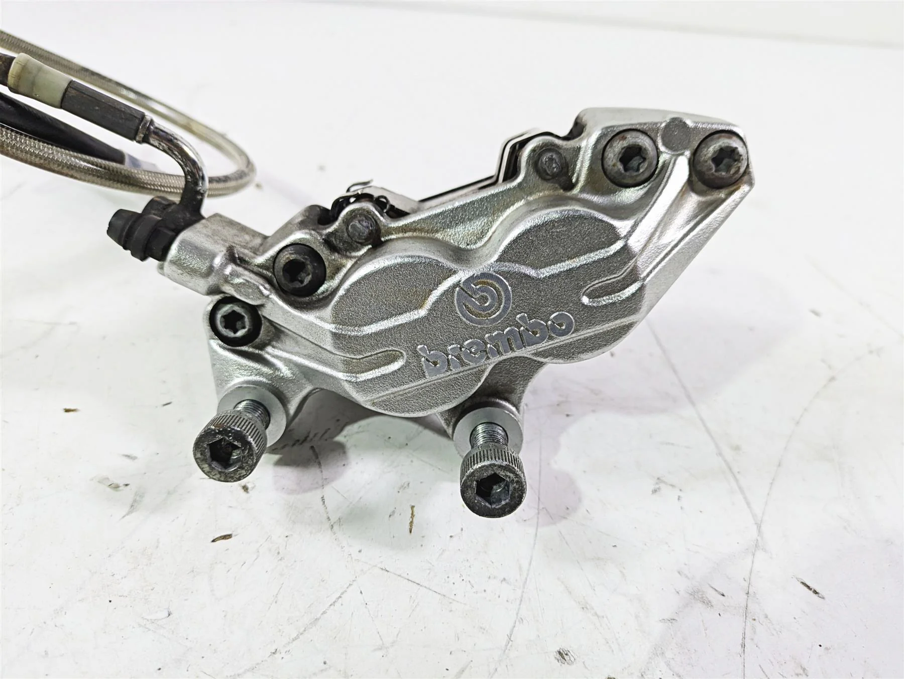 2004 Victory Kingpin Front Brembo Brake Caliper + Line 1910726 - Image 7