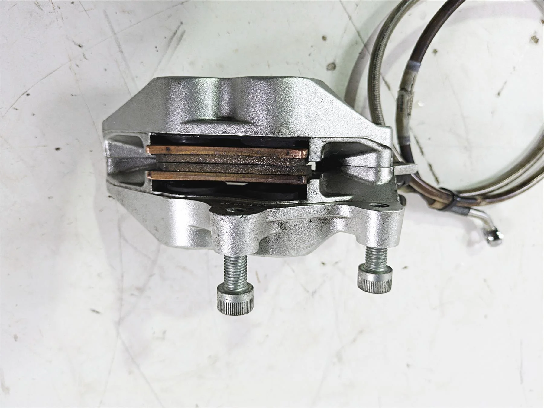 2004 Victory Kingpin Front Brembo Brake Caliper + Line 1910726 - Image 9