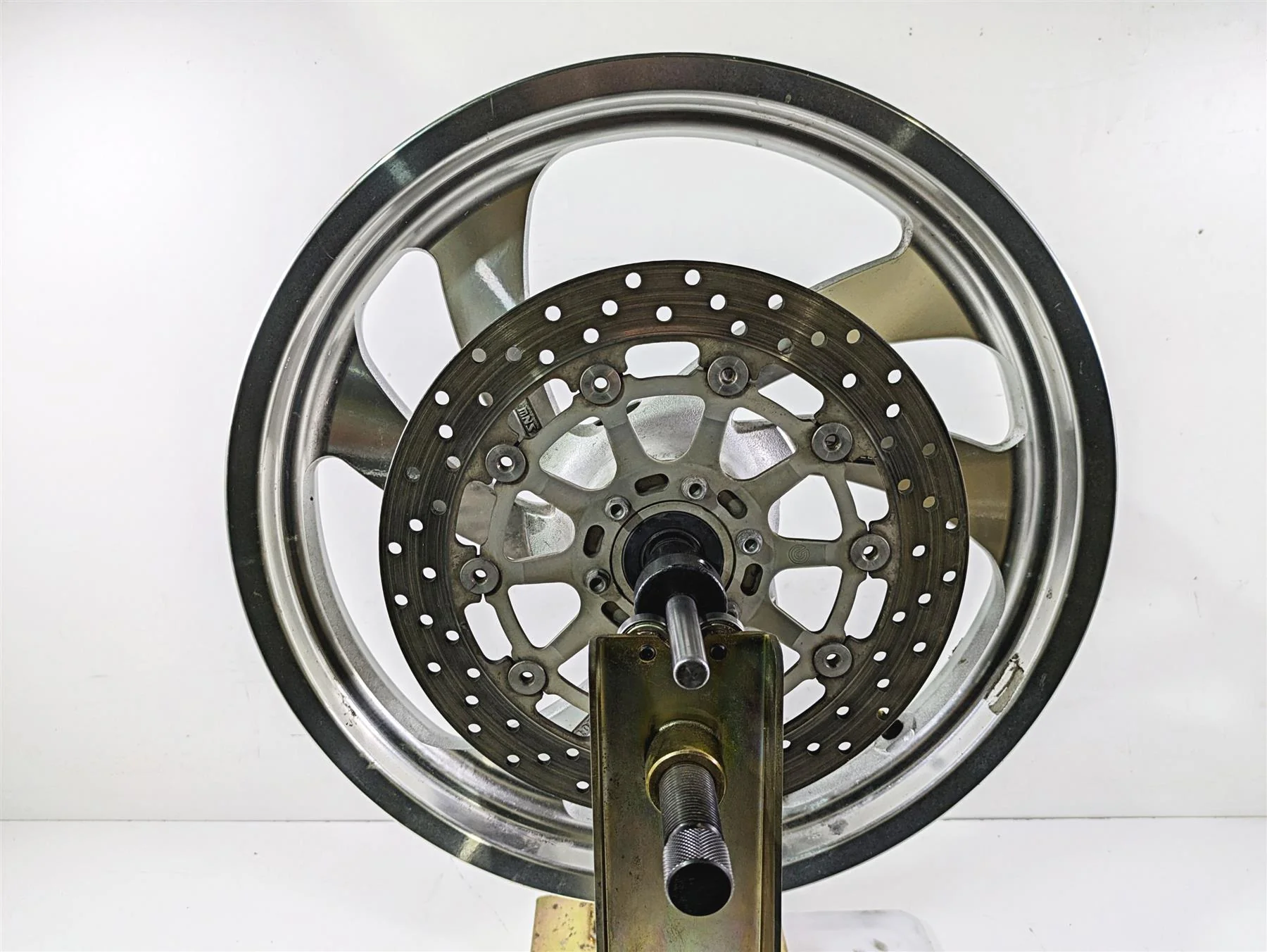 2004 Victory Kingpin Straight 18x3 Cast Front Wheel Rim 1520617 2874707 1520630
