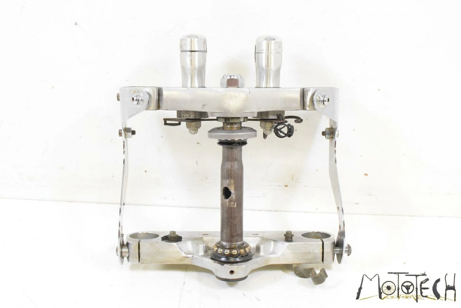 2004 Yamaha XVS650 V-Star Custom Upper Lower Triple Tree Set - Image 5