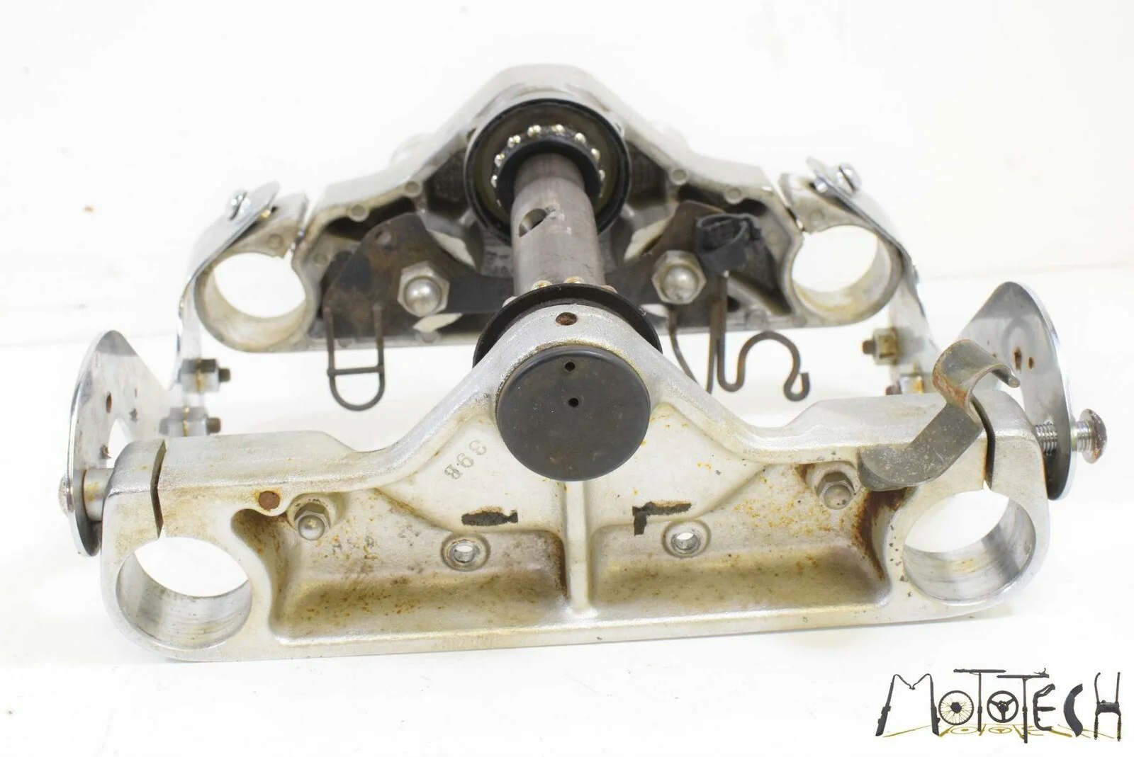 2004 Yamaha XVS650 V-Star Custom Upper Lower Triple Tree Set - Image 8