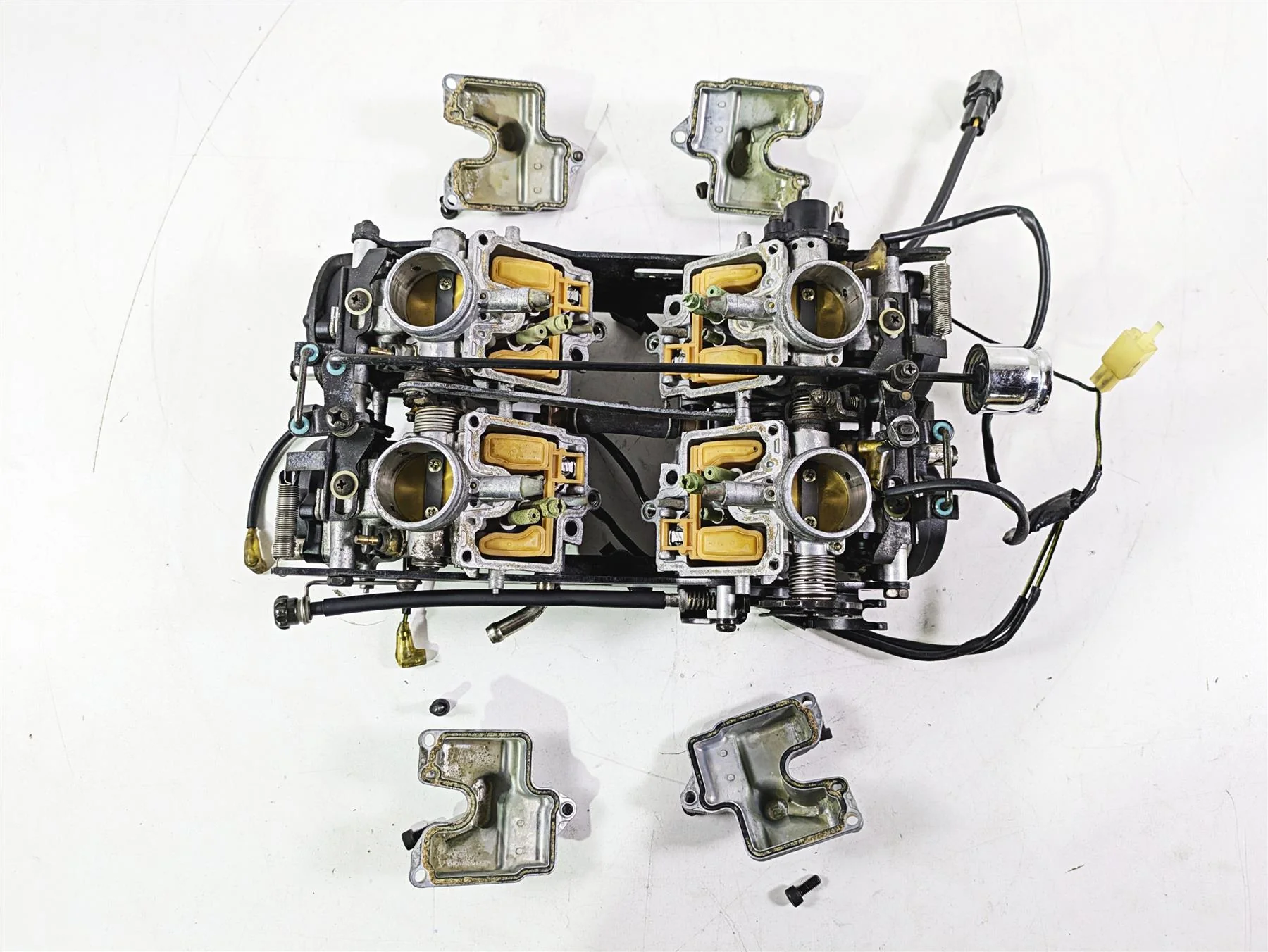 2004 Yamaha XVZ1300 Royal Star Carbs Carburetor Set READ 4XY-14901-00-00 - Image 12
