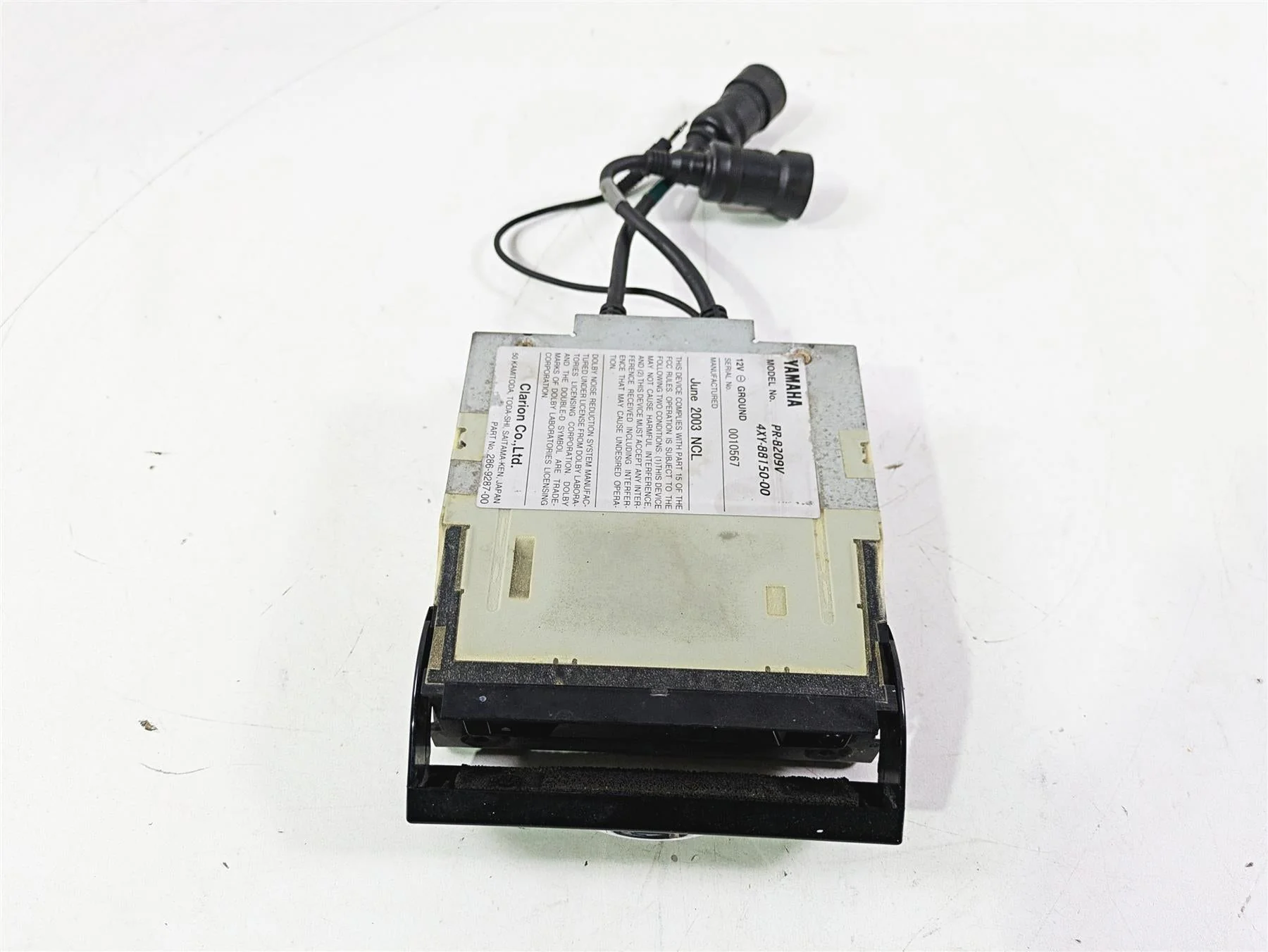 2004 Yamaha XVZ1300 Royal Star Cassette Deck Player Stereo PR-8209V 4XY-88150-00 - Image 2