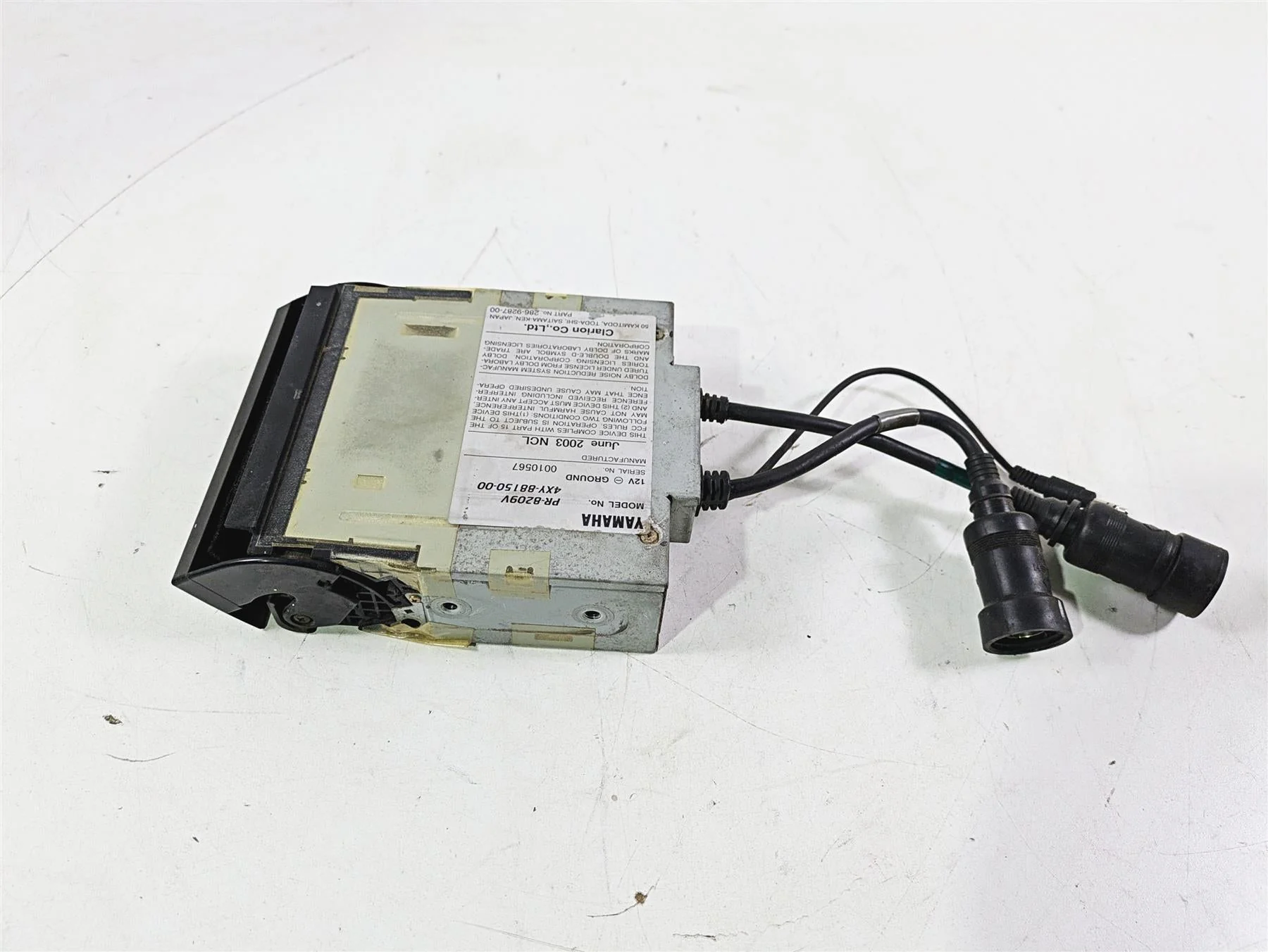 2004 Yamaha XVZ1300 Royal Star Cassette Deck Player Stereo PR-8209V 4XY-88150-00 - Image 3