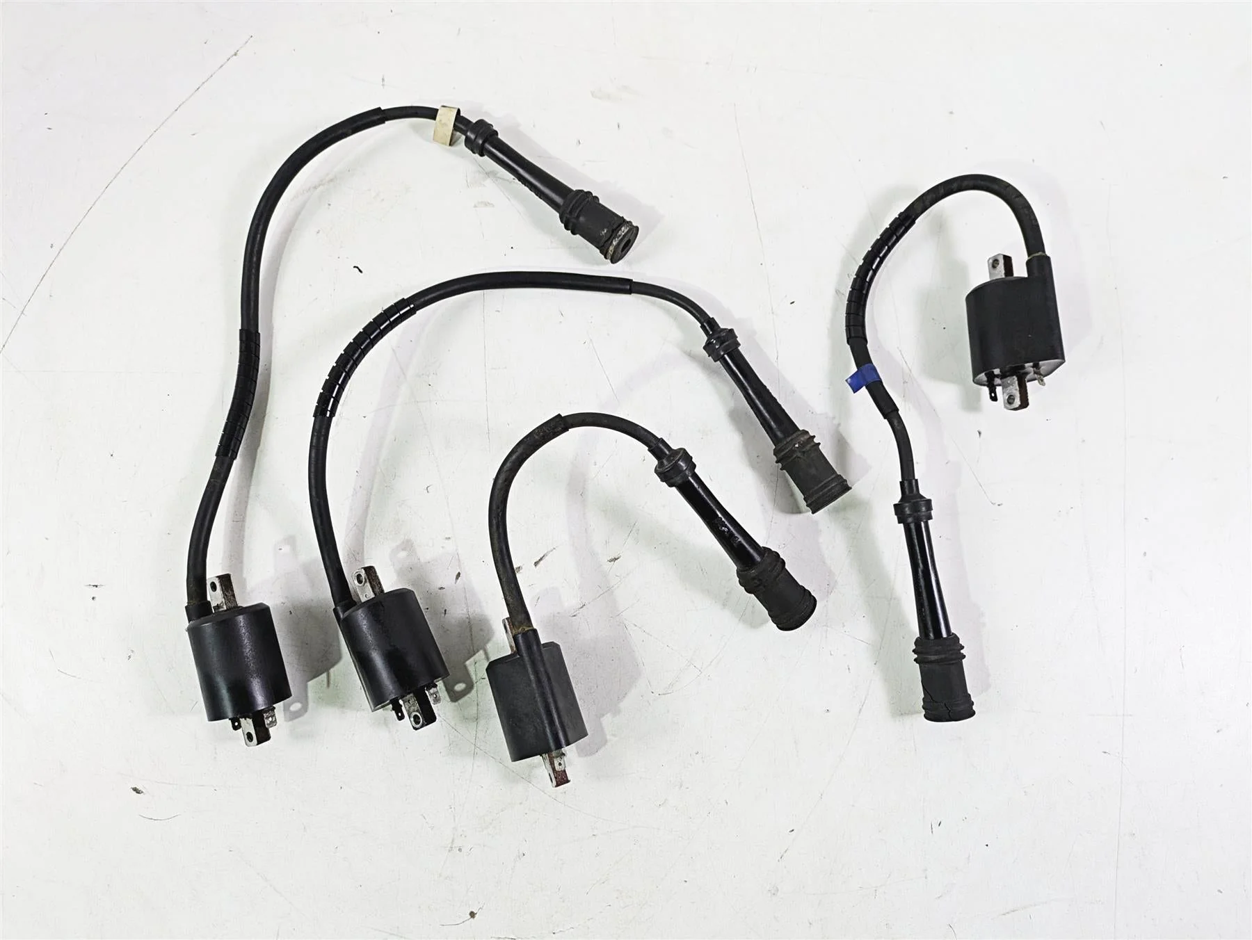 2004 Yamaha XVZ1300 Royal Star Ignition Coil Wire Plug Set 4XY-82310-10-00 - Image 4