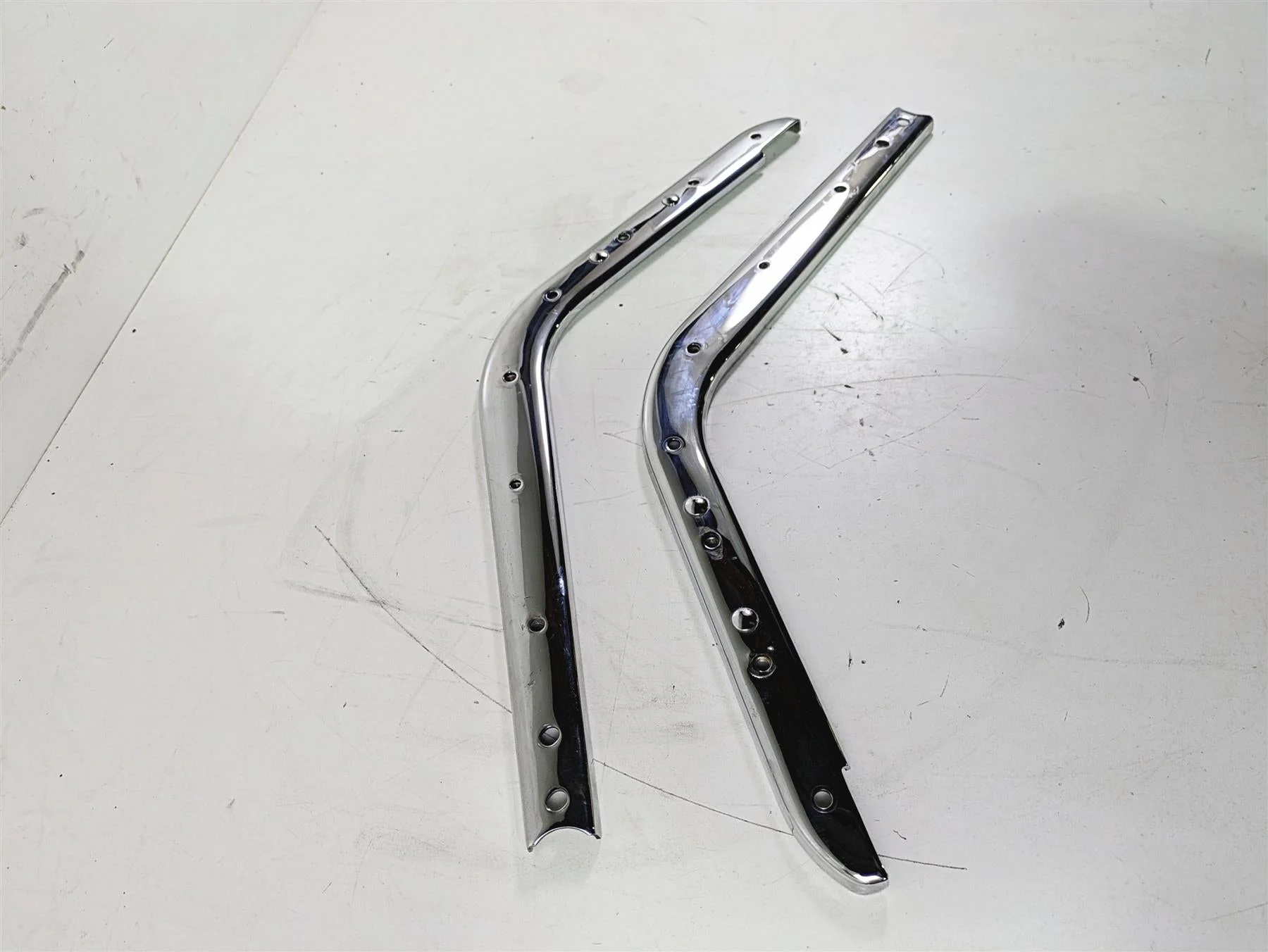 2004 Yamaha XVZ1300 Royal Star Rear Chrome Strut Braces Set 4XY-28474-00-00 - Image 11