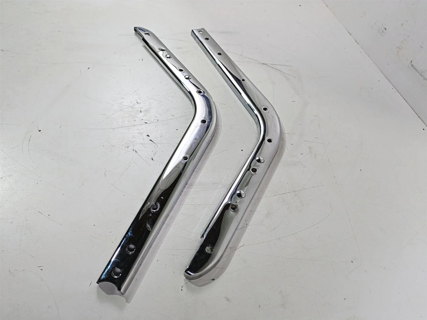 2004 Yamaha XVZ1300 Royal Star Rear Chrome Strut Braces Set 4XY-28474-00-00 - Image 12