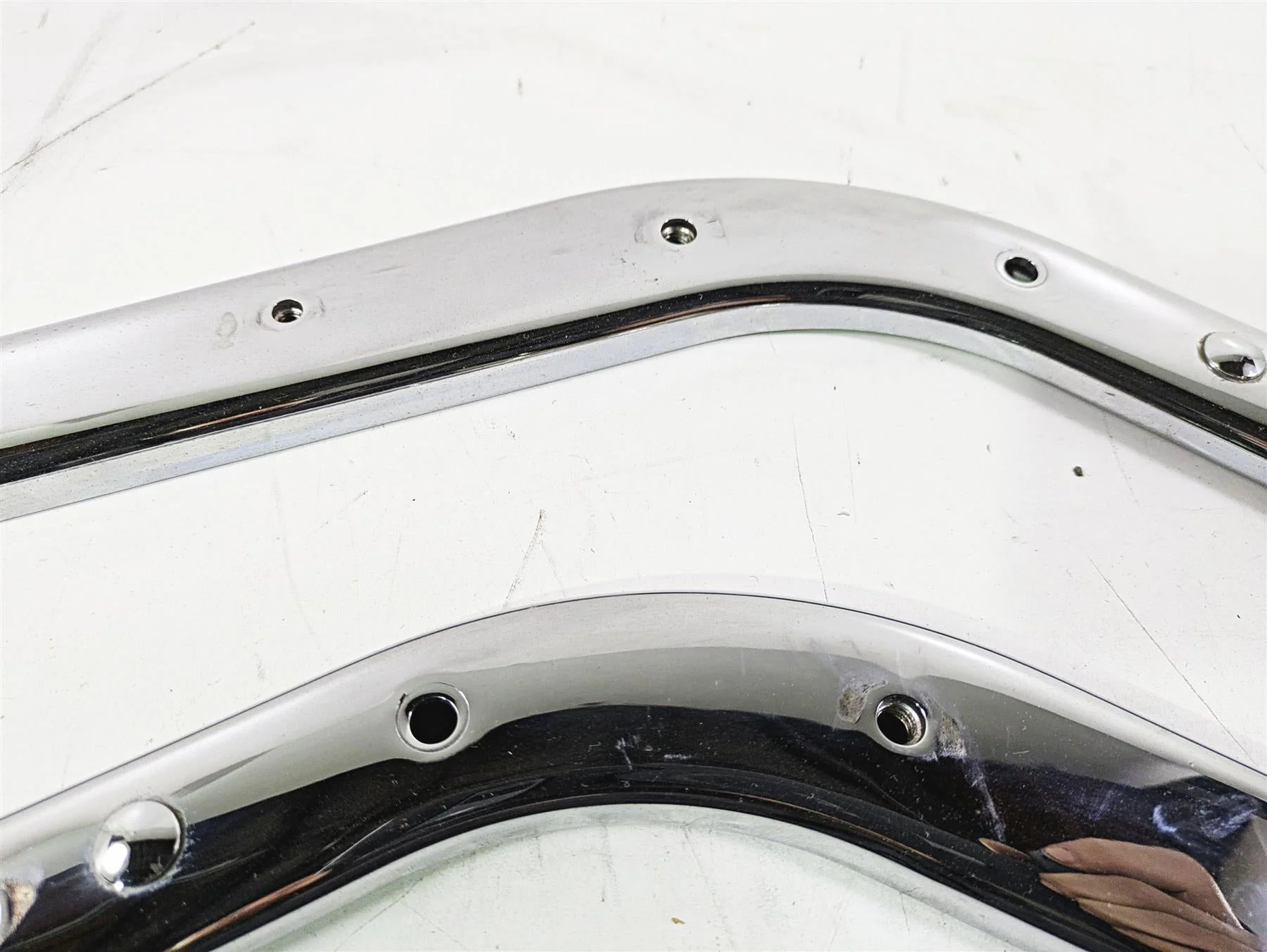 2004 Yamaha XVZ1300 Royal Star Rear Chrome Strut Braces Set 4XY-28474-00-00 - Image 4