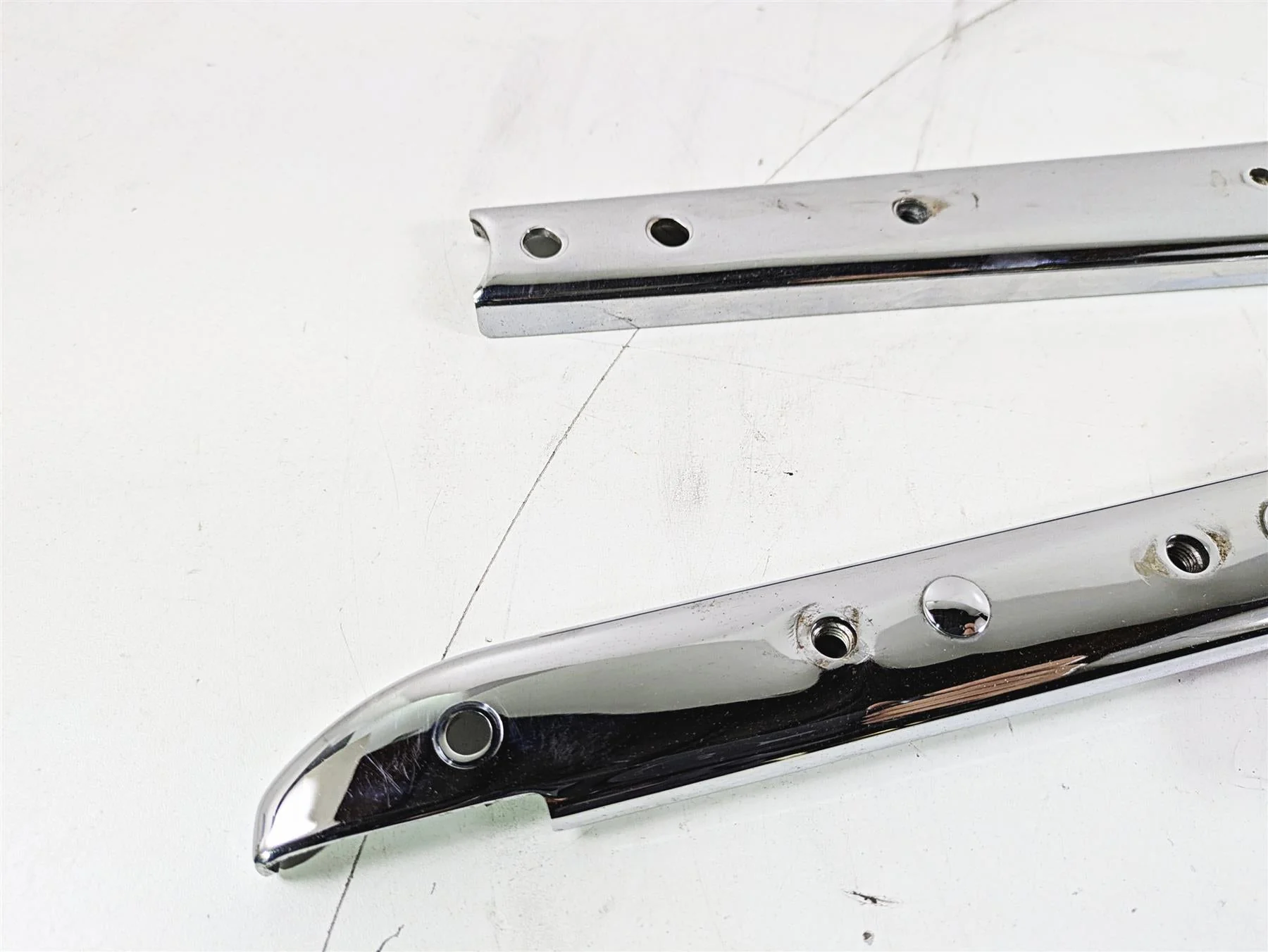 2004 Yamaha XVZ1300 Royal Star Rear Chrome Strut Braces Set 4XY-28474-00-00 - Image 5