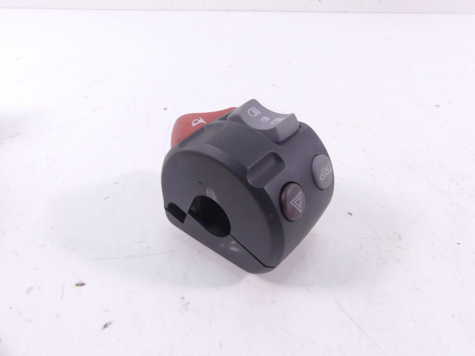 2005 BMW R1200GS K25 Left Control Switch Horn Blinker Light Trip 61317687757 - Image 3