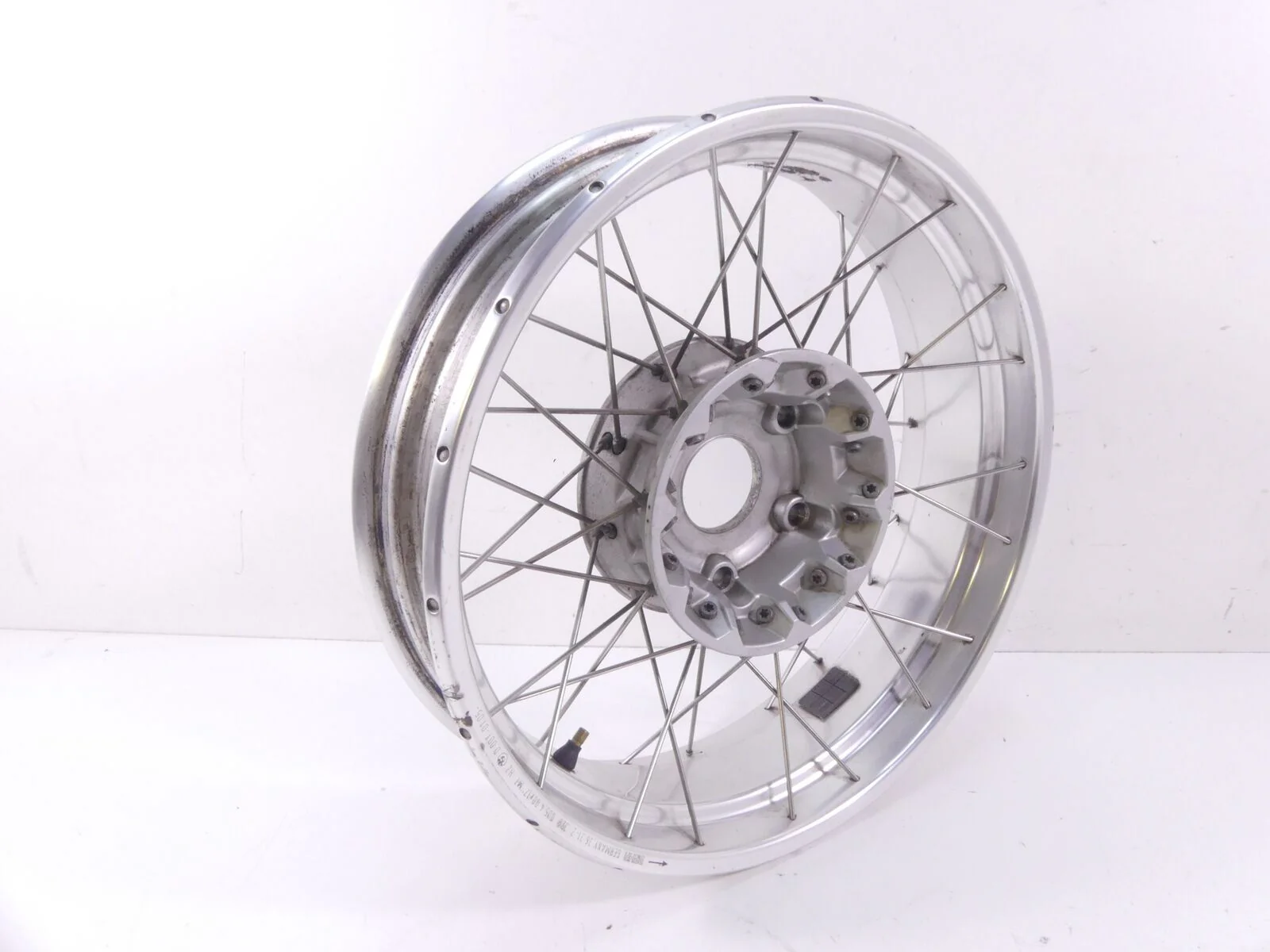 2005 BMW R1200GS K25 Straight Behr Rear Spoke Wheel Rim 17x4 36312320005 - Image 2
