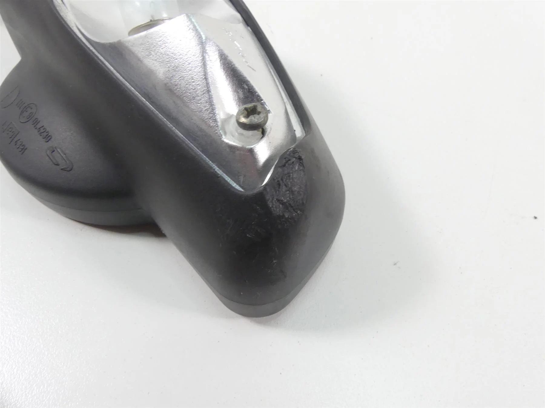 2005 Ducati Multistrada 1000S Left  Front Blinker Rear Viewl Mirror 52320141C - Image 5