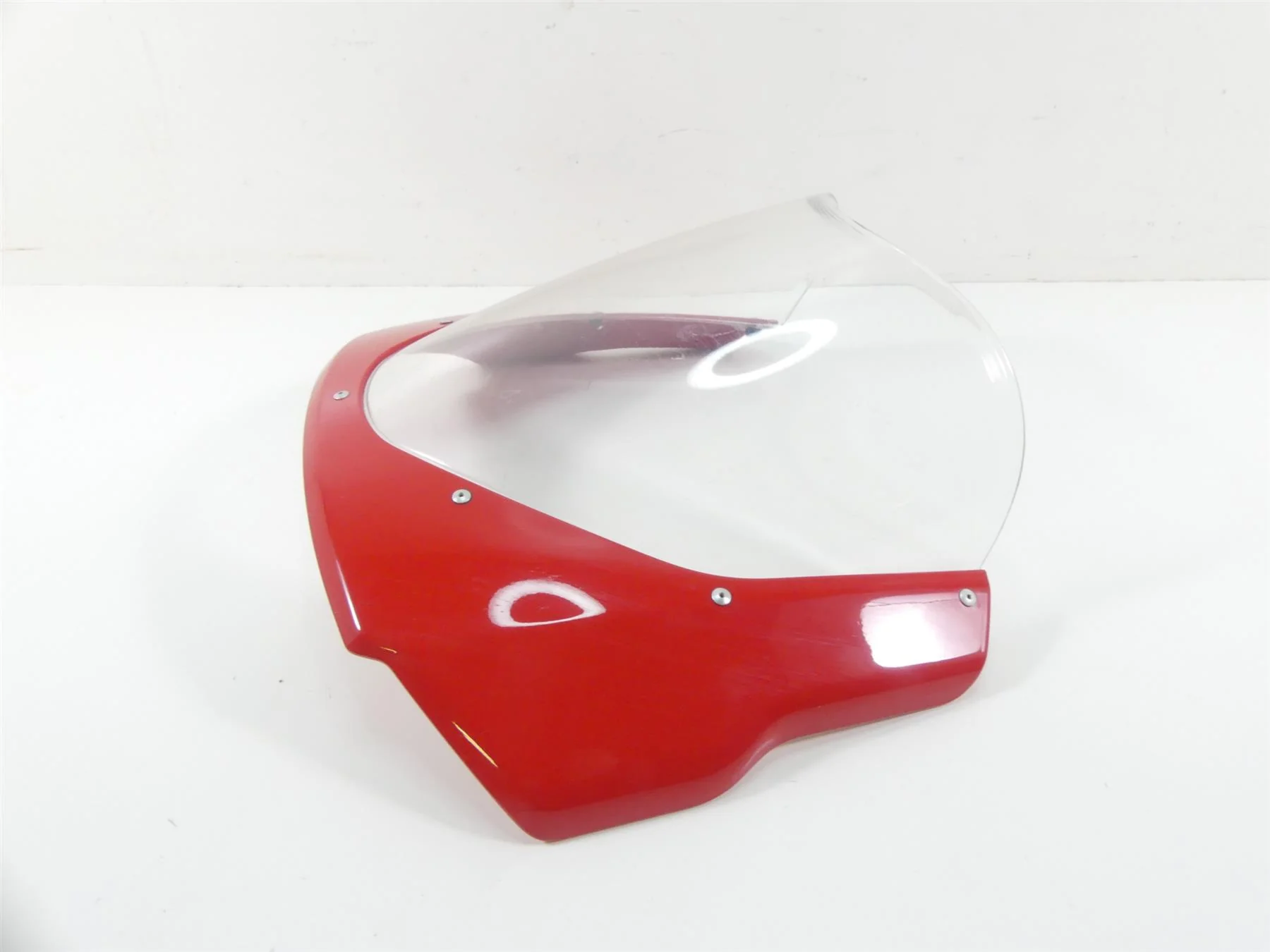 2005 Ducati Multistrada 1000S Red Windshield & Nose Fairing Cover 48110281A - Image 4