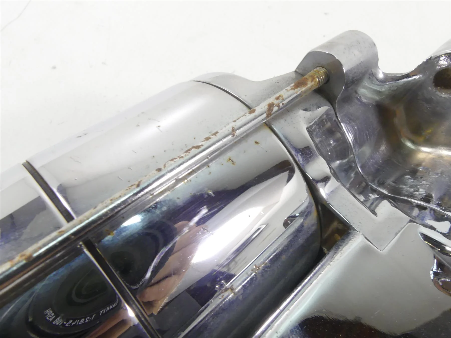 2005 Harley FXDWGI Dyna Wide Glide Engine Starter Motor Chrome - Read 31553-94B - Image 7