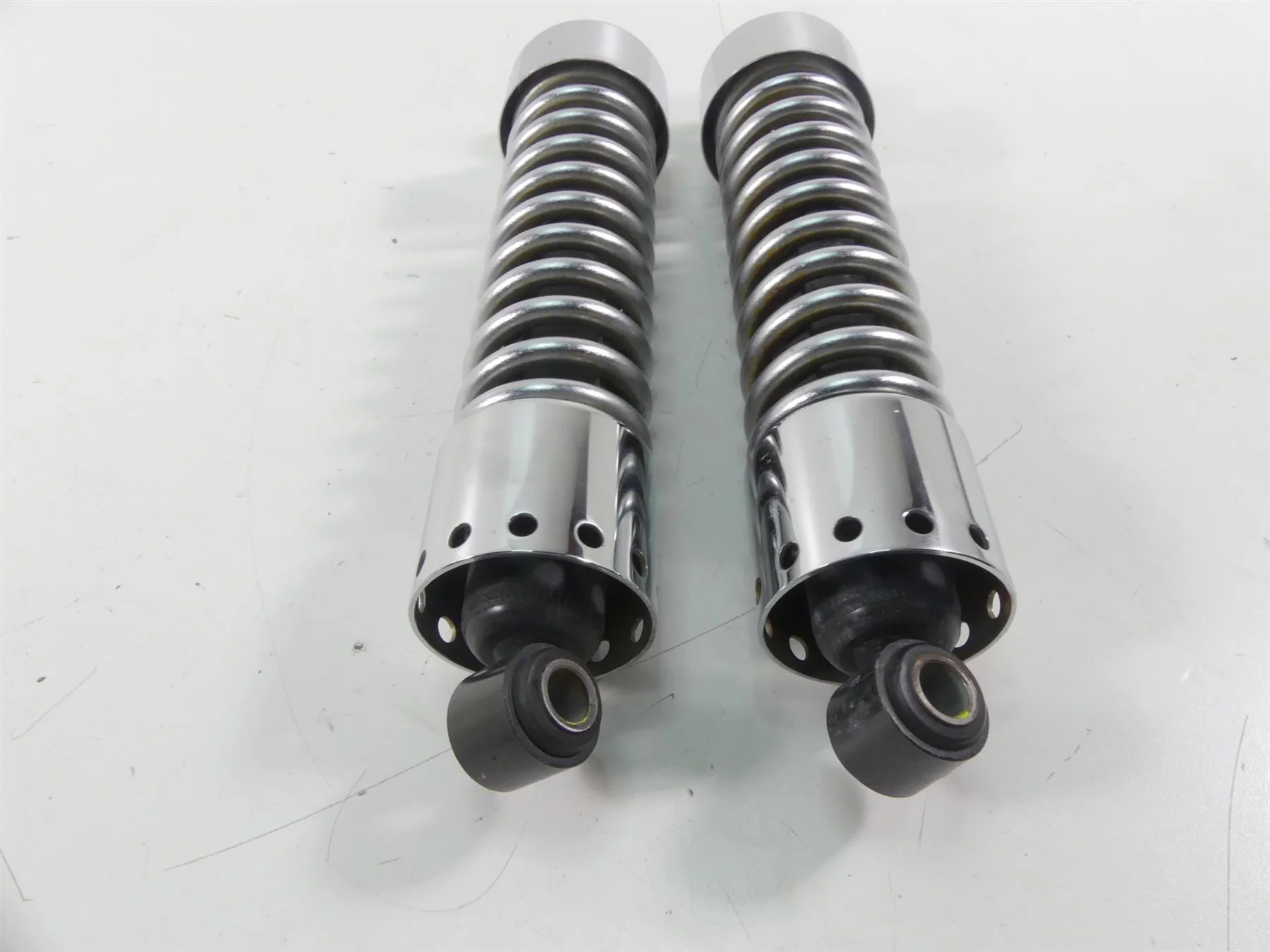2005 Harley FXDWGI Dyna Wide Glide Rear Shock Chrome Damper Set 12.5" 54512-90A - Image 2