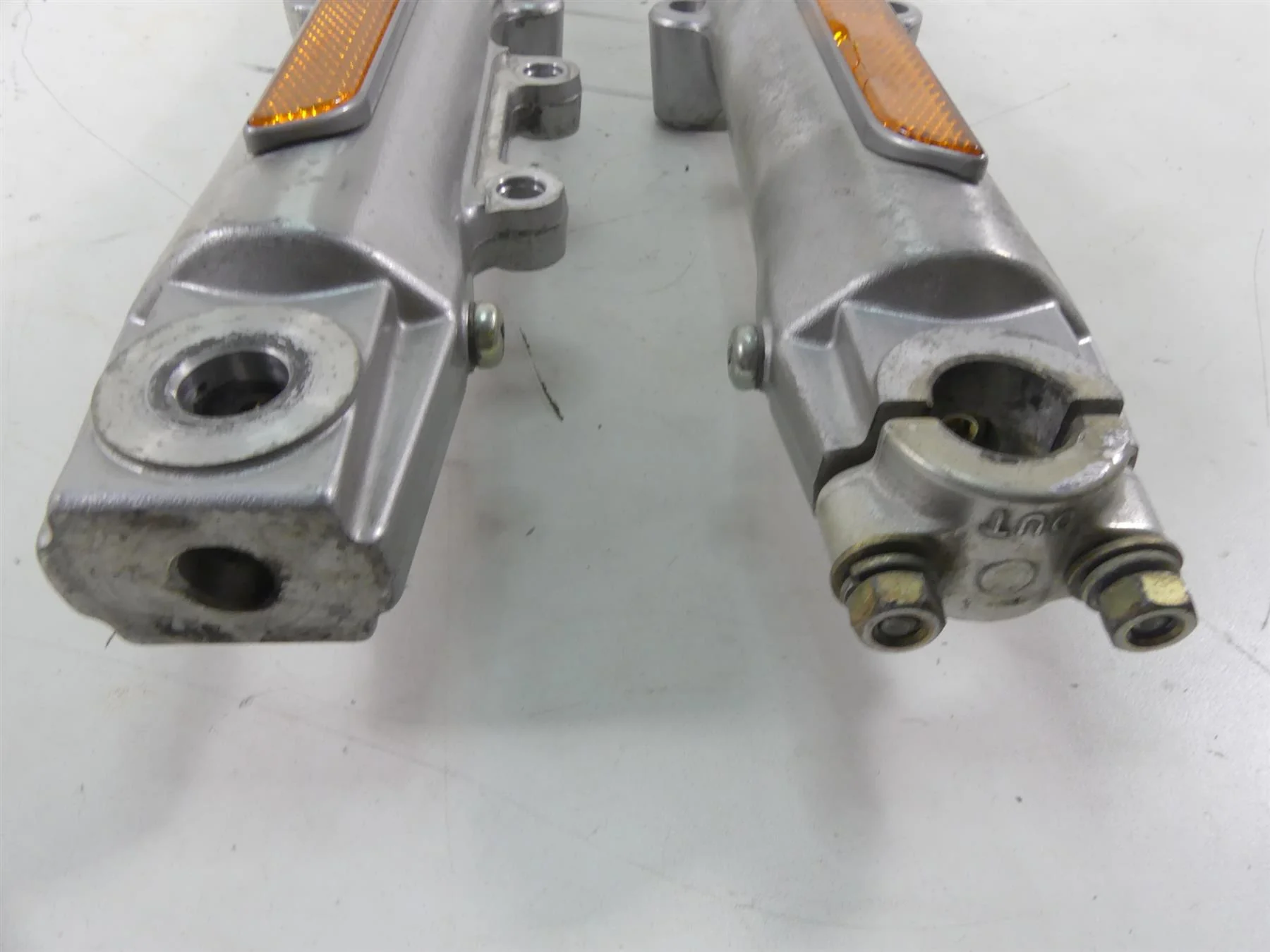 2005 Harley FXDWGI Dyna Wide Glide Straight Front Fork Leg Set - 41mm 46004-00 - Image 8