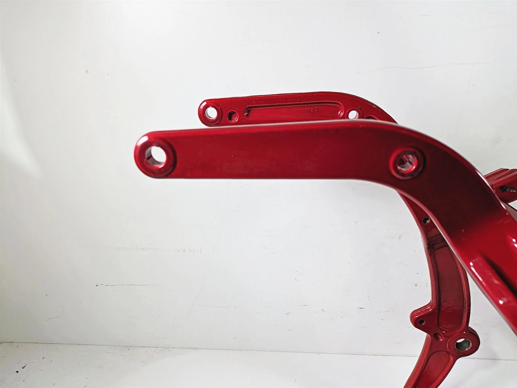 2005 Harley Softail FLSTFSE CVO Fat Boy Bent Main Frame Chassis With Texas Salvage Title 47008-00C - Image 7