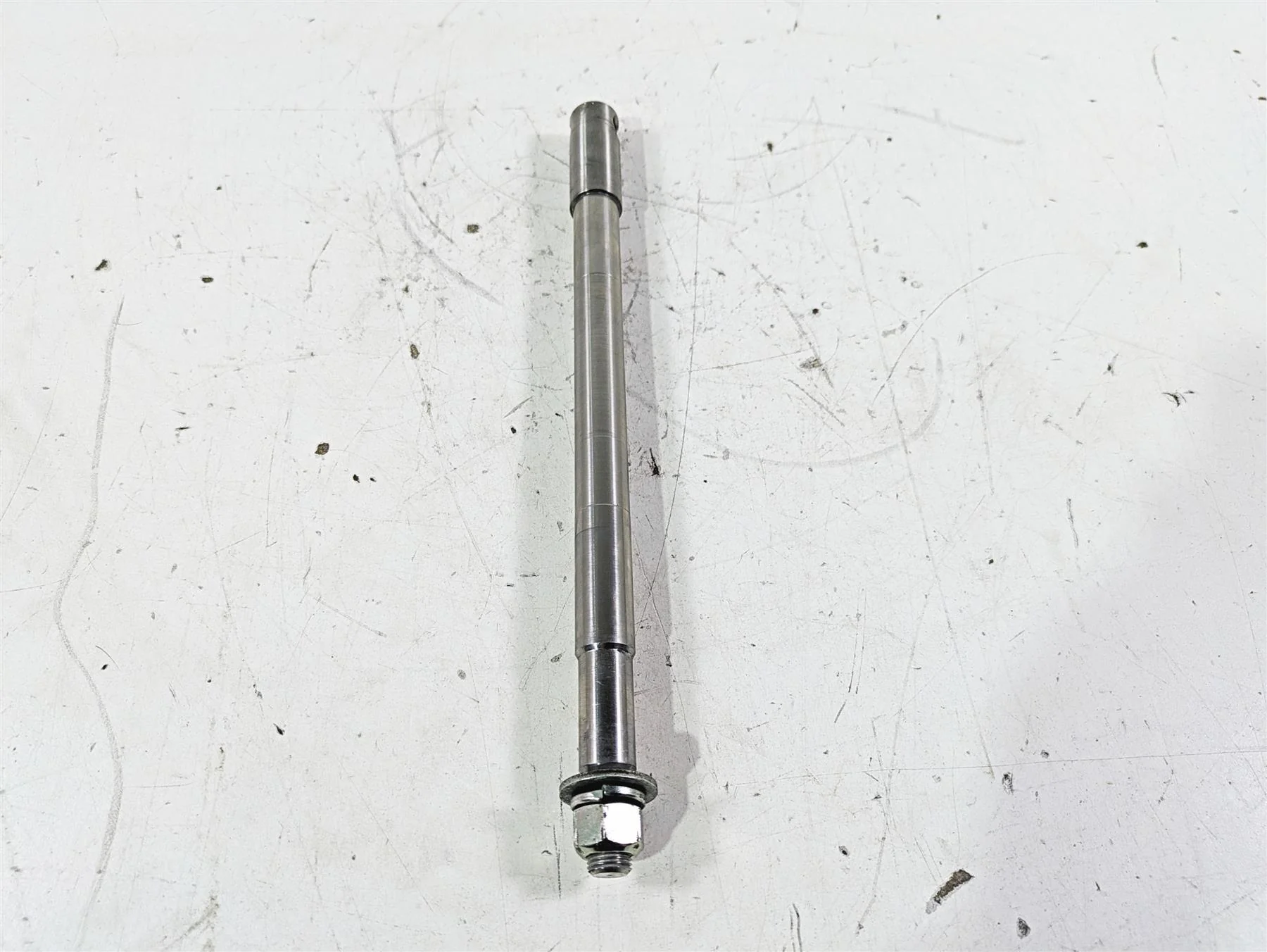 2005 Harley Softail FLSTFSE CVO Fat Boy Front Axle Wheel Spindle 3/4" 41584-86A - Image 2