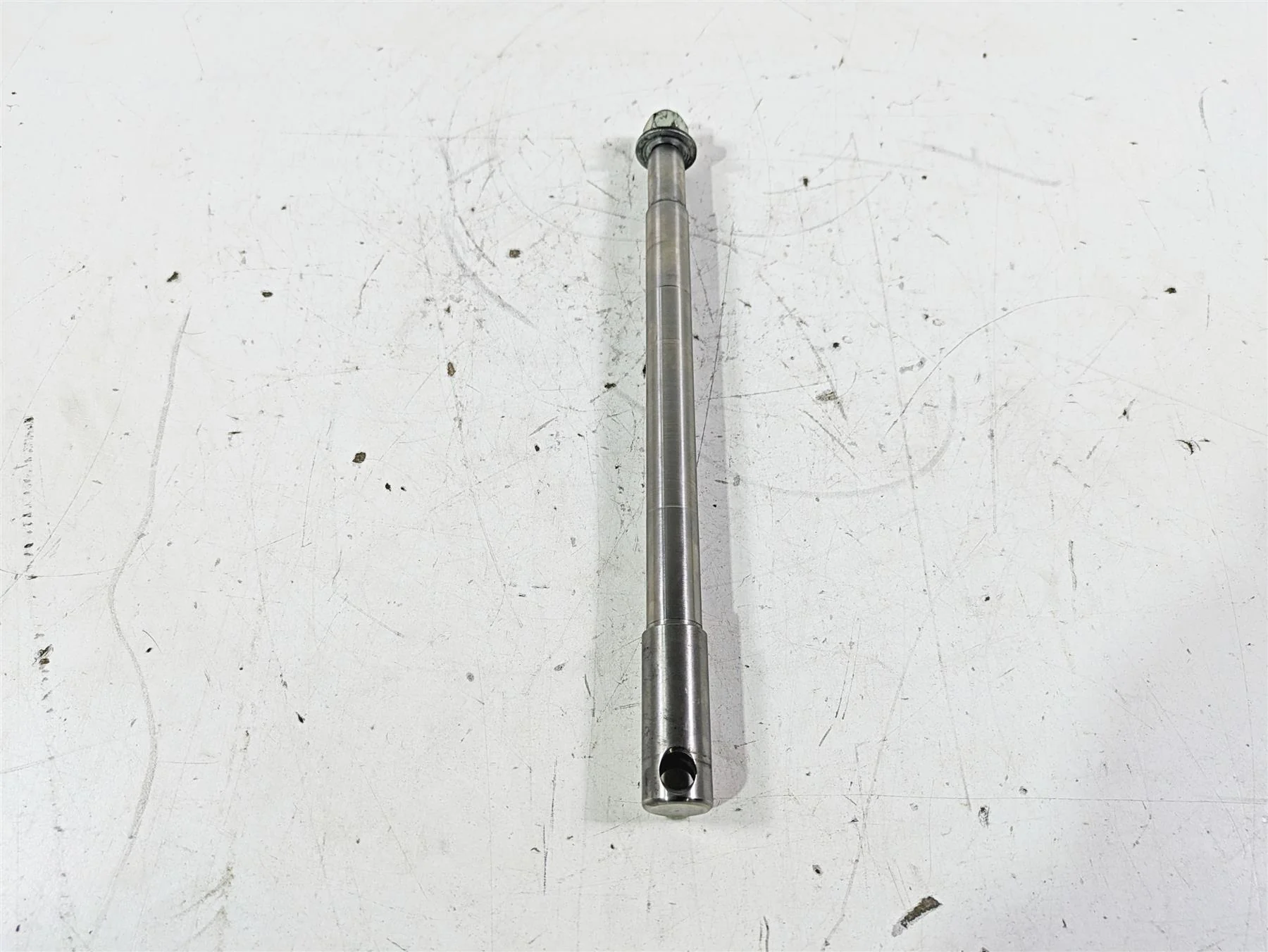 2005 Harley Softail FLSTFSE CVO Fat Boy Front Axle Wheel Spindle 3/4" 41584-86A - Image 4