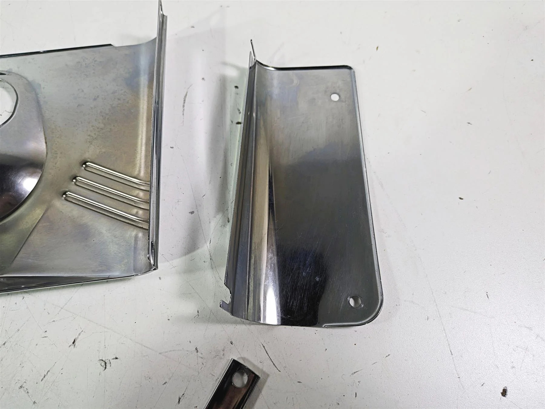 2005 Harley Softail FLSTFSE CVO Fat Boy Headlight Cover Set 67889-91A 67891-99 - Image 11