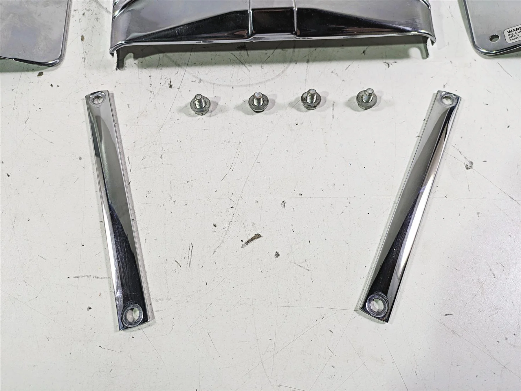 2005 Harley Softail FLSTFSE CVO Fat Boy Headlight Cover Set 67889-91A 67891-99 - Image 6