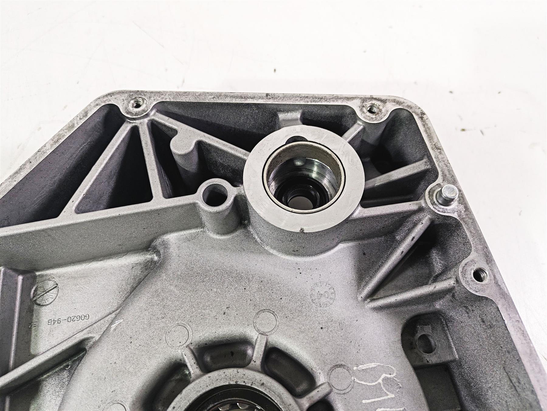 2005 Harley Softail FLSTFSE CVO Fat Boy Inner Primary Clutch Cover 60620-94B - Image 11