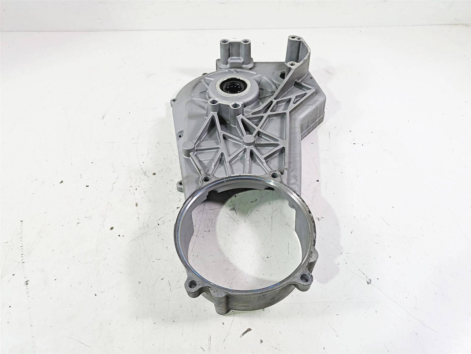 2005 Harley Softail FLSTFSE CVO Fat Boy Inner Primary Clutch Cover 60620-94B - Image 2