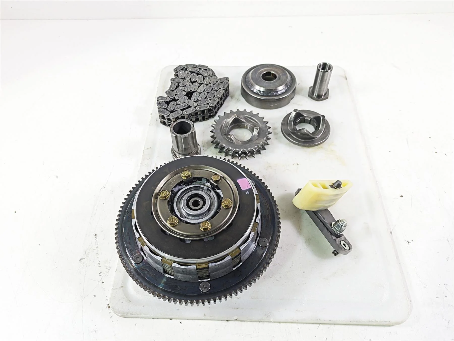 2005 Harley Softail FLSTFSE CVO Fat Boy Primary Drive Clutch Kit 37707-98A - Image 2
