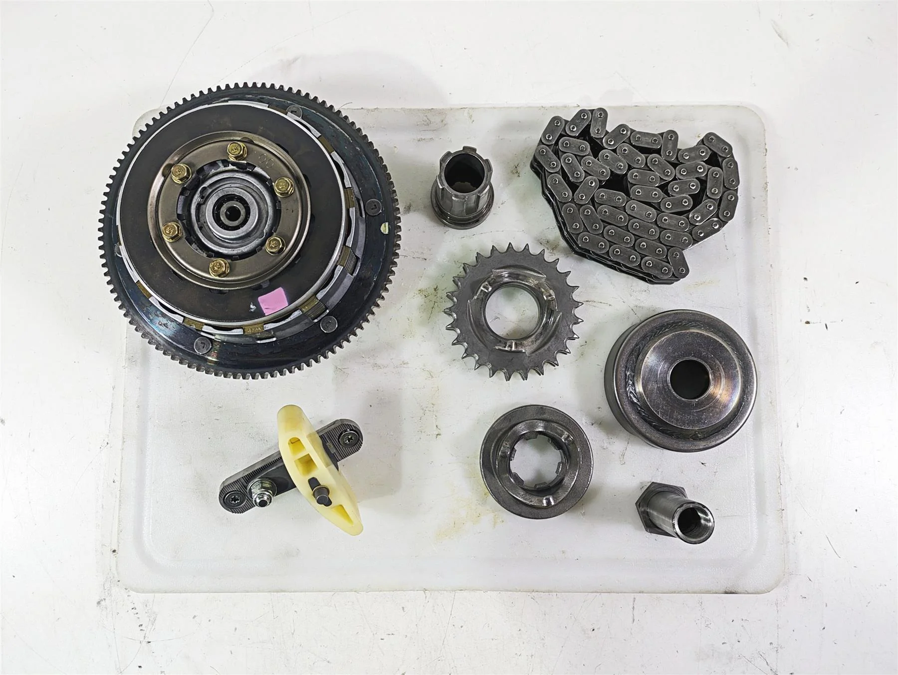 2005 Harley Softail FLSTFSE CVO Fat Boy Primary Drive Clutch Kit 37707-98A - Image 5