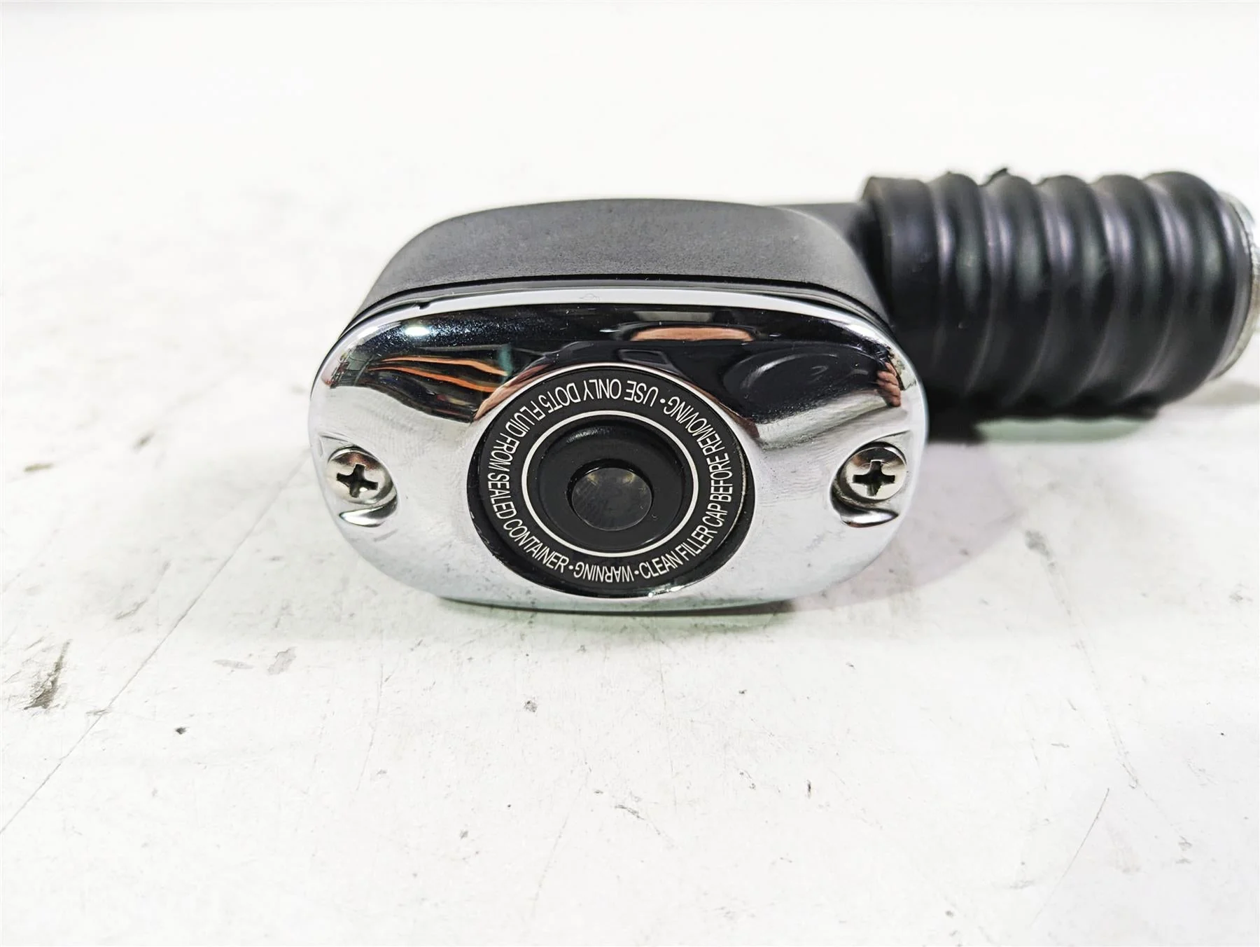 2005 Harley Softail FLSTFSE CVO Fat Boy Rear Brake Master Cylinder 41754-00F - Image 8