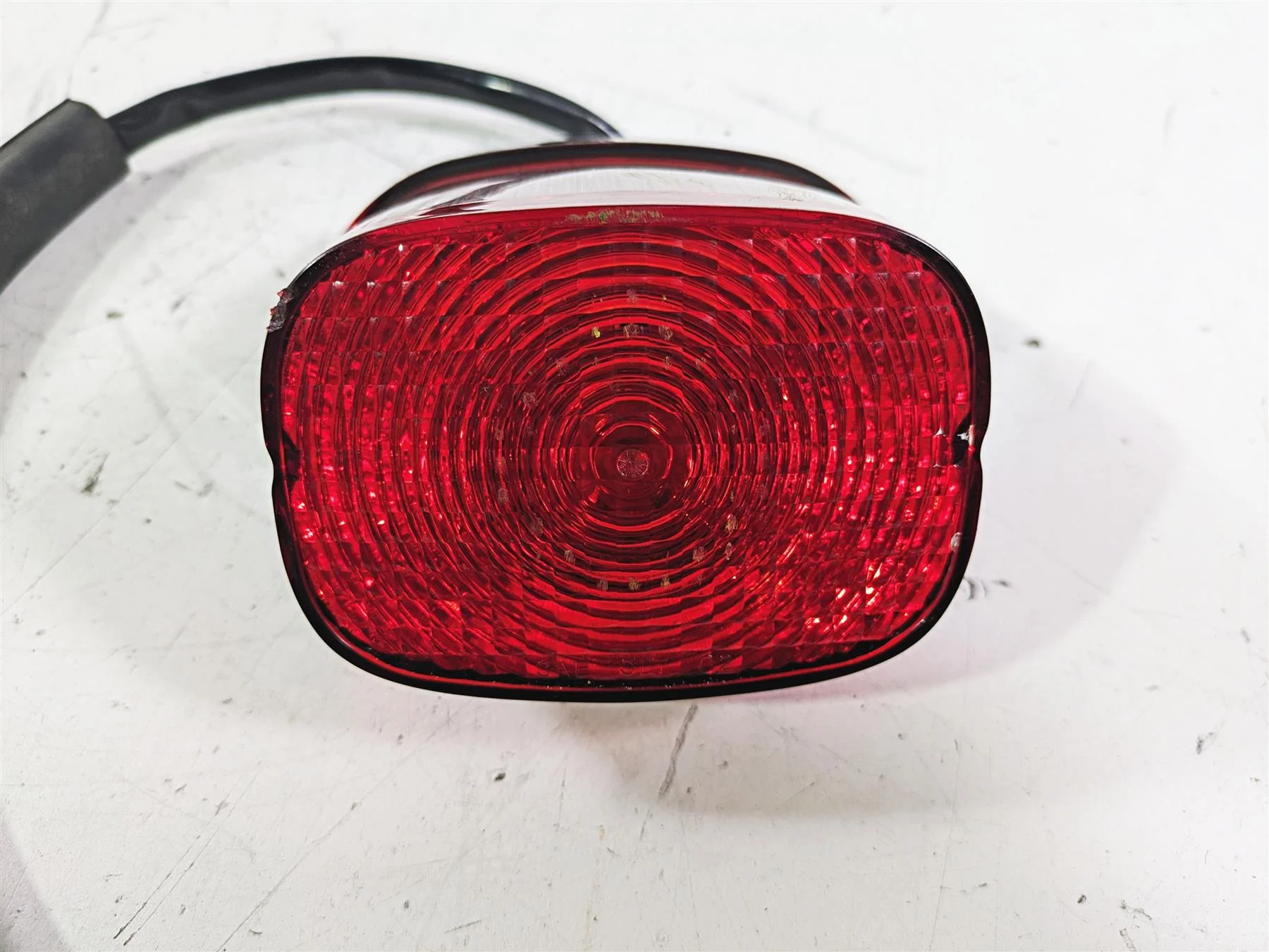 2005 Harley Softail FLSTFSE CVO Fat Boy Tail Light Lamp Lens Taillight 68140-04 - Image 8