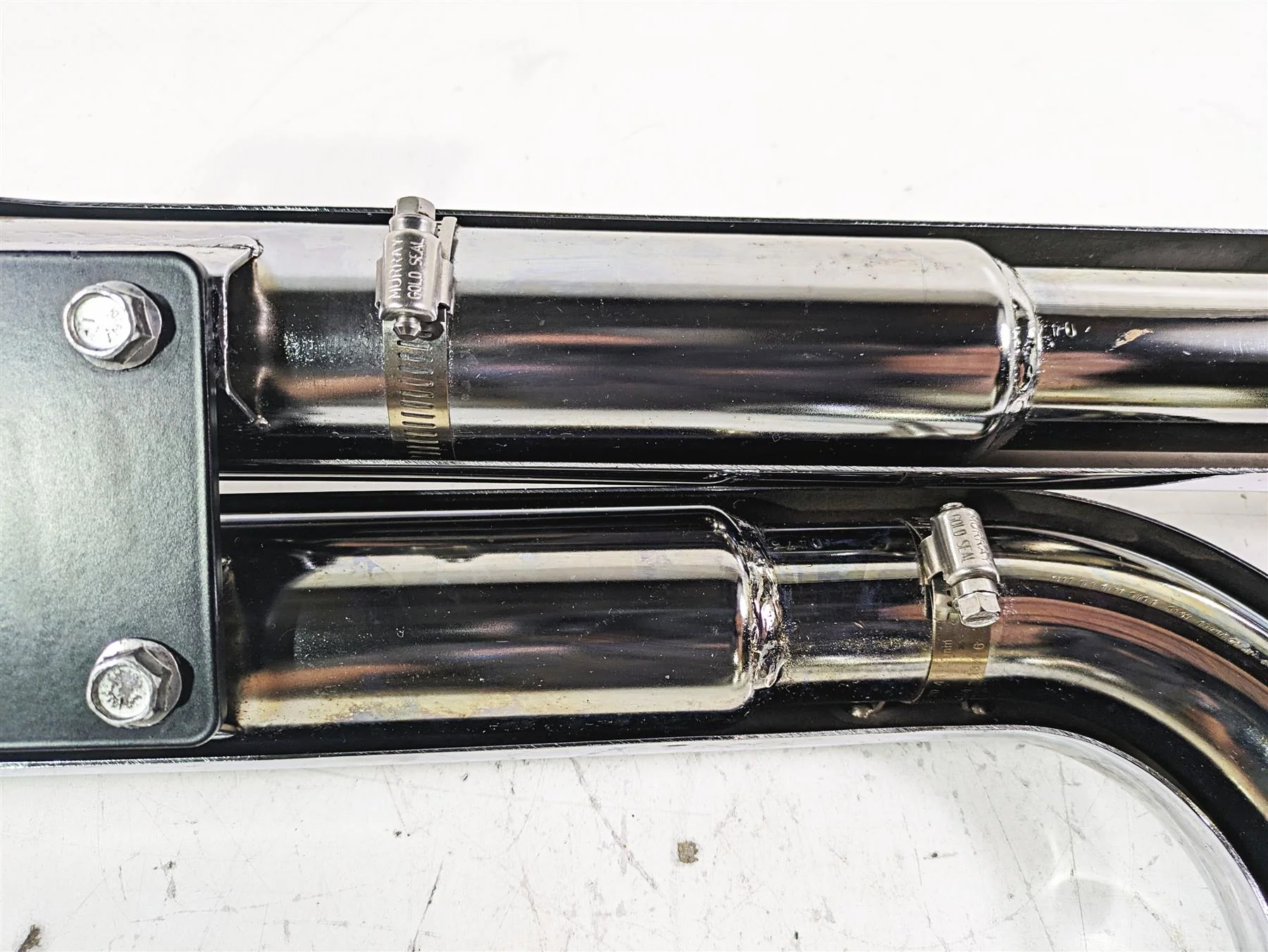 2005 Harley Softail FLSTFSE CVO Fat Boy Vance Hines Shortshots Exhaust Set 17221 - Image 10