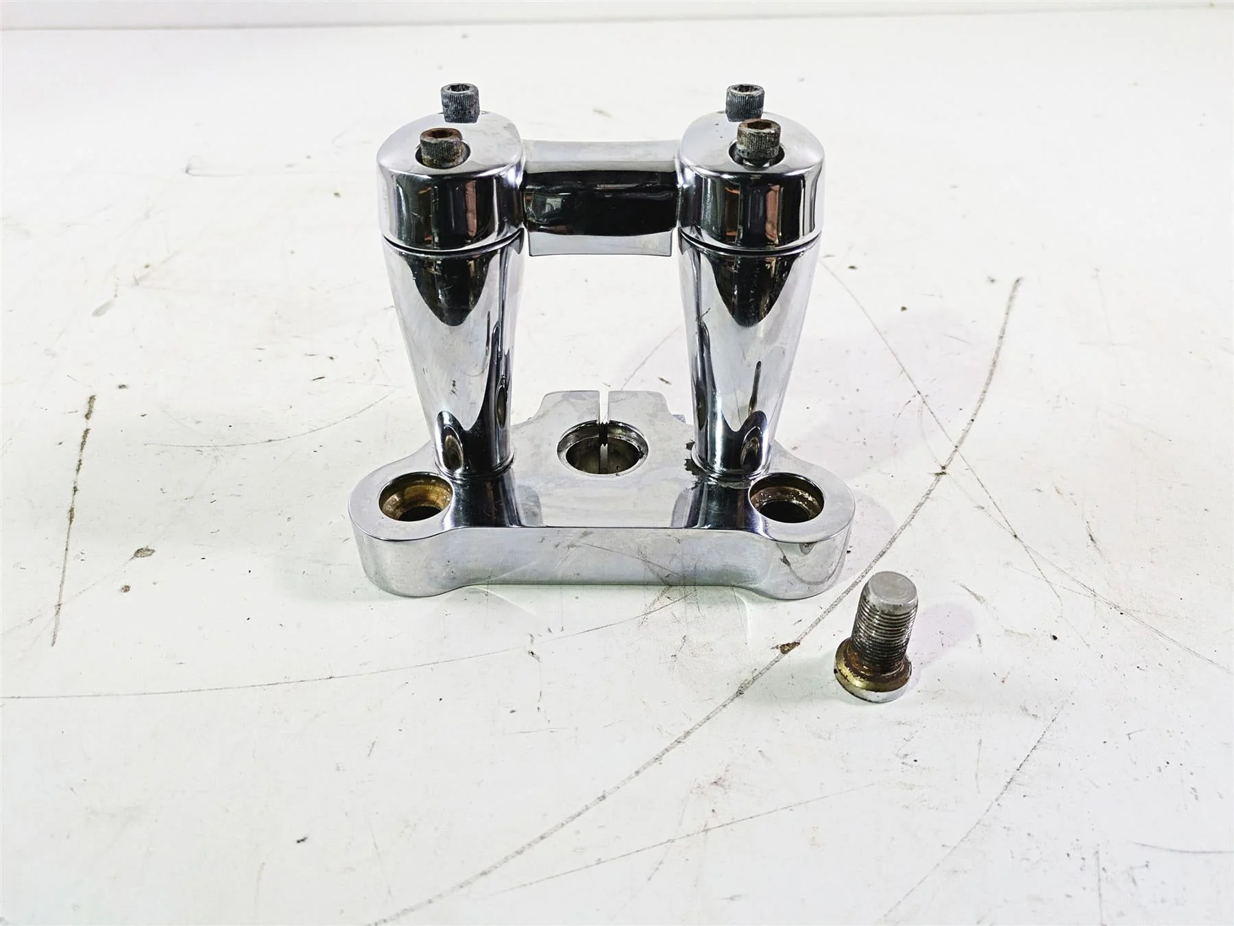 2005 Harley Softail FLSTSCI Heritage Springer Aftermarket Triple Tree & Risers - Image 4