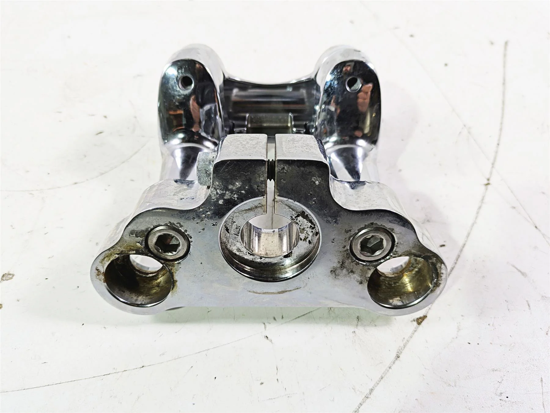 2005 Harley Softail FLSTSCI Heritage Springer Aftermarket Triple Tree & Risers - Image 9