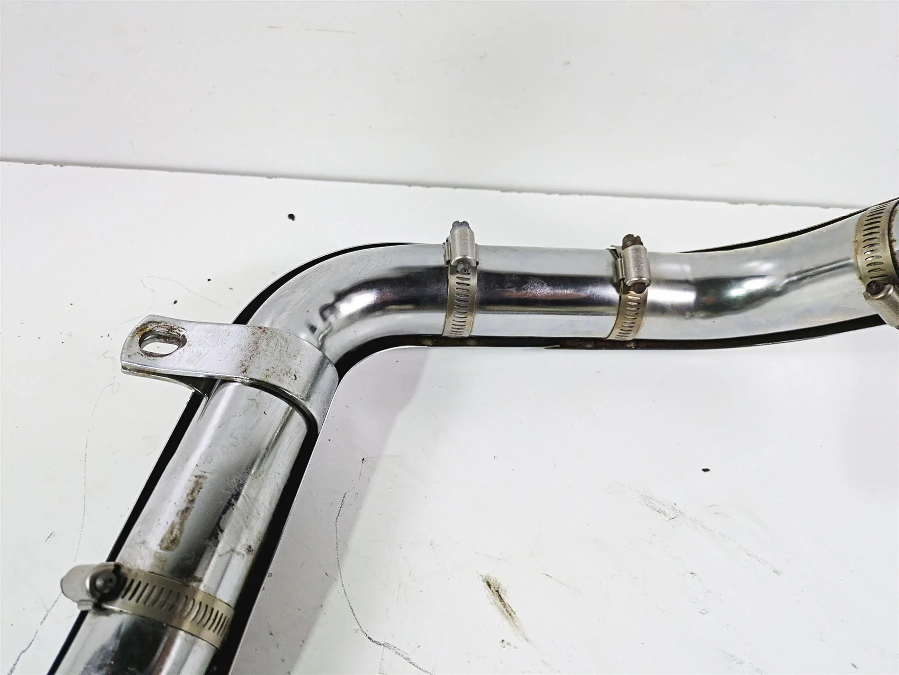 2005 Harley Softail FLSTSCI Heritage Springer Exhaust Pipe Header Set 65513-00A - Image 12