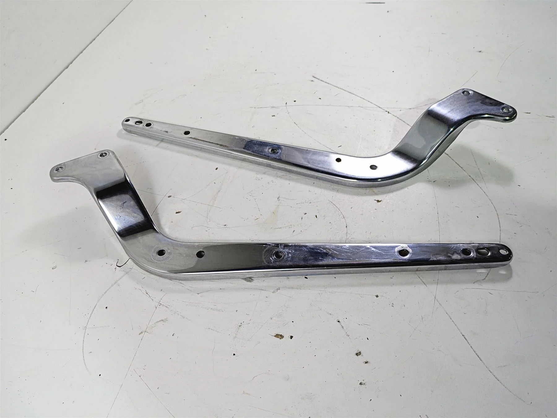 2005 Harley Softail FLSTSCI Heritage Springer Rear Fender Struts Covers 59955-03 - Image 12