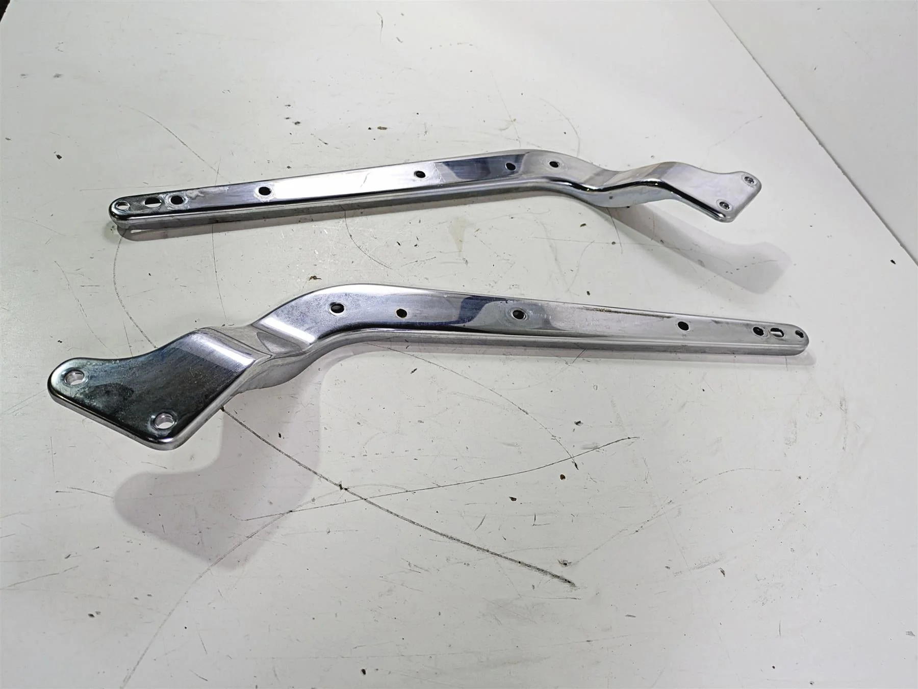 2005 Harley Softail FLSTSCI Heritage Springer Rear Fender Struts Covers 59955-03 - Image 2